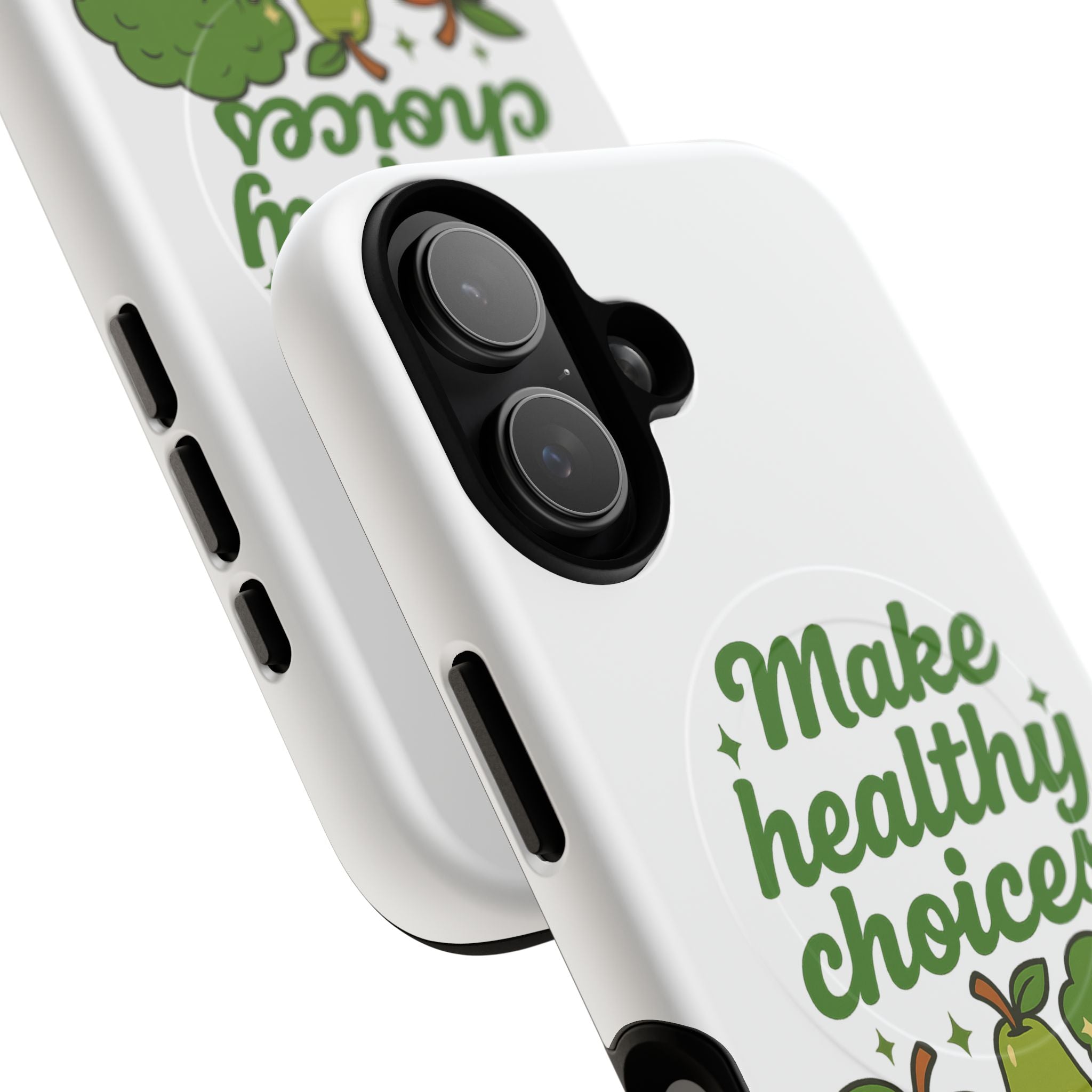 Make Healthy Choices Phone Case — Cute Veggie Tough Magnetic Case