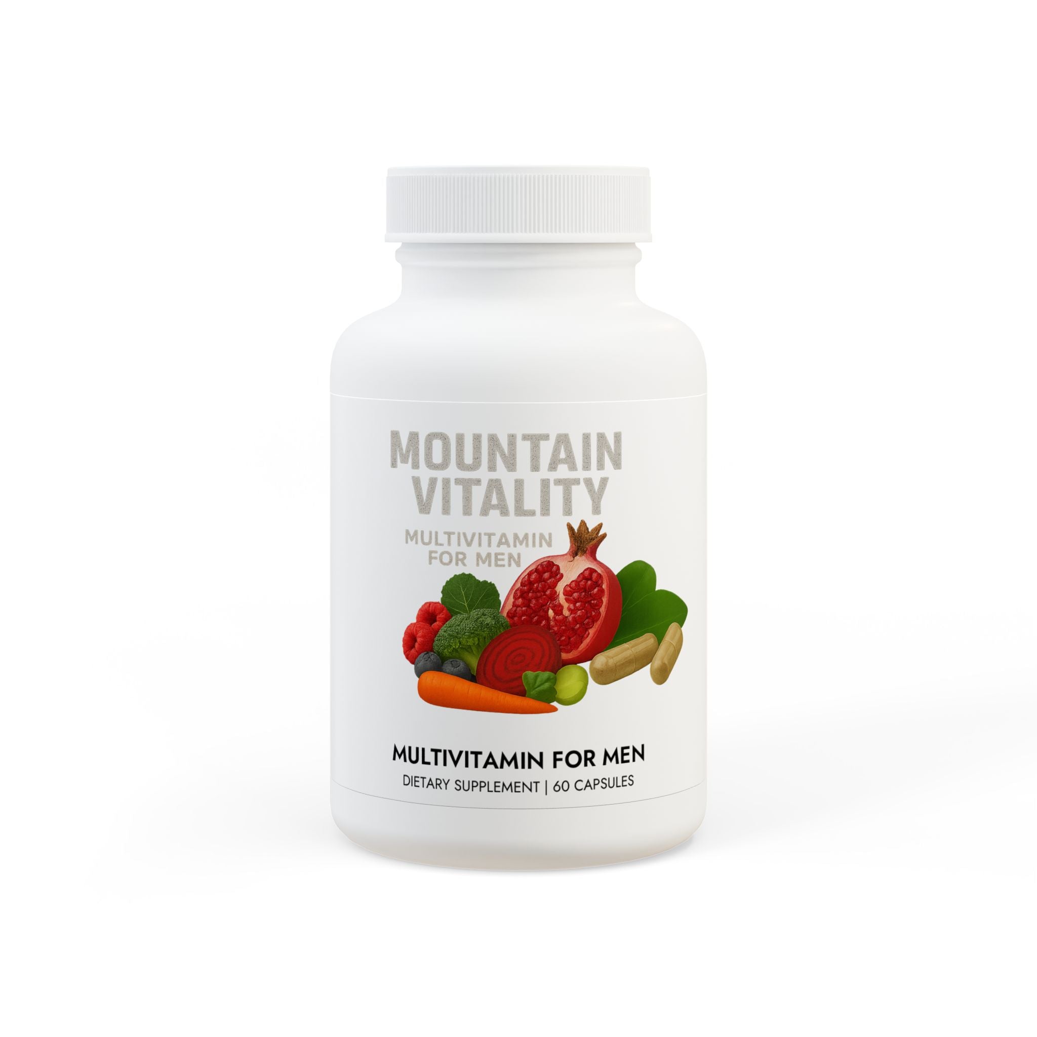 Multivitamin for Men Supplement (60 Capsules)