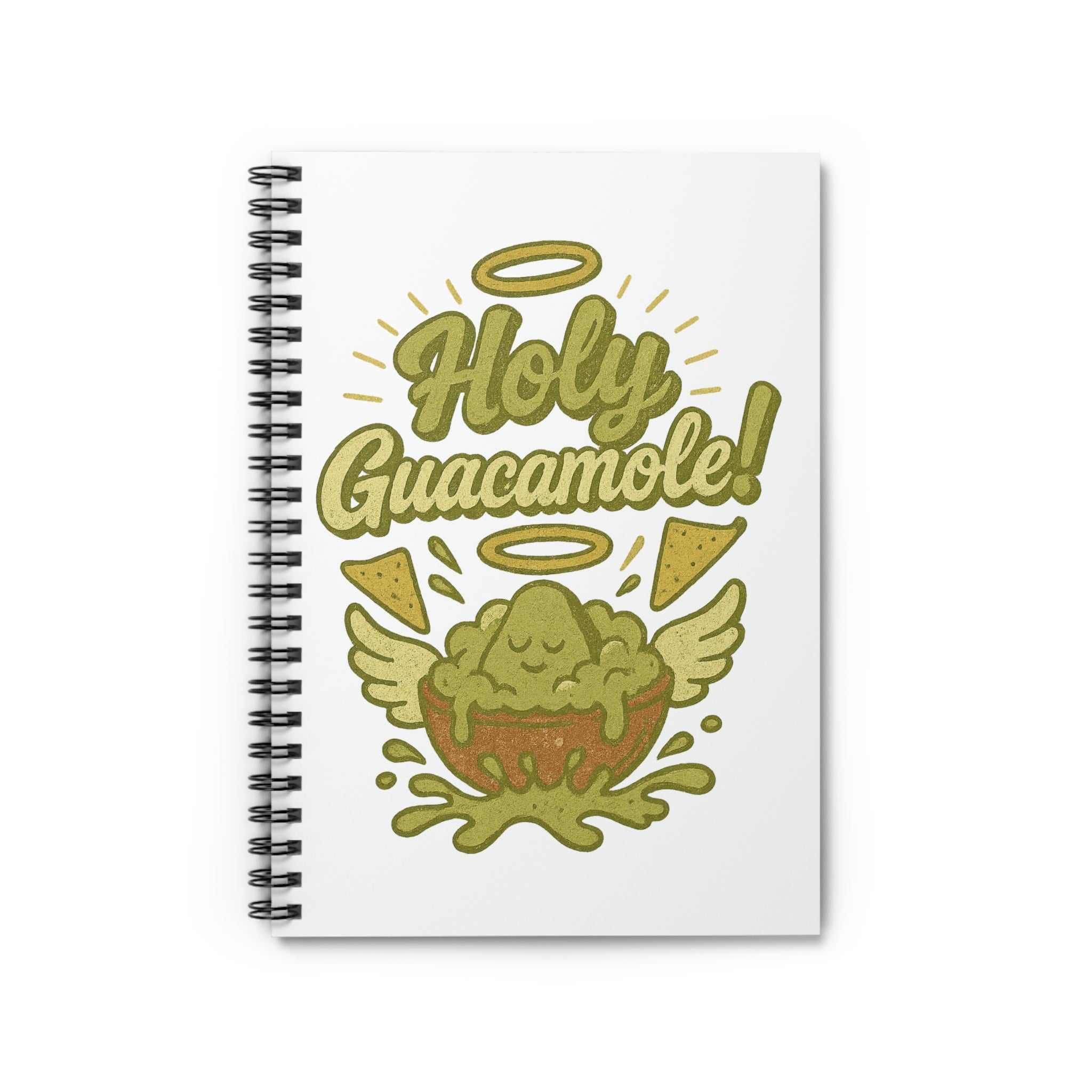 Holy Guacamole Spiral Notebook - Fun Kitchen Gift, Cute Stationery, Perfect for Recipe Ideas, Cooking Notes, Foodie Journal