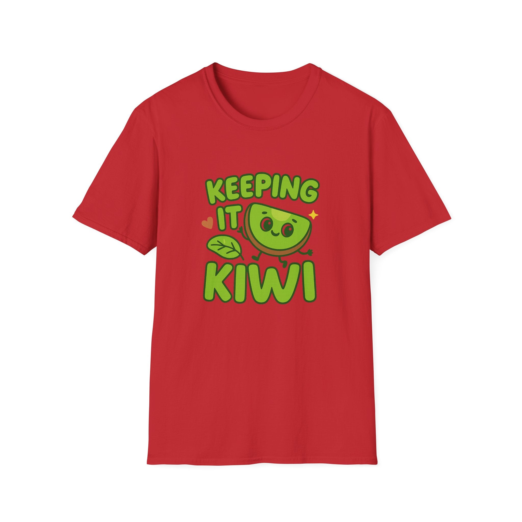 Whimsical Kiwi Graphic Tee | Funny Fruit Shirt, Eco-Friendly Gift, Summer Style, Casual Look, Gift for Fruit Lovers