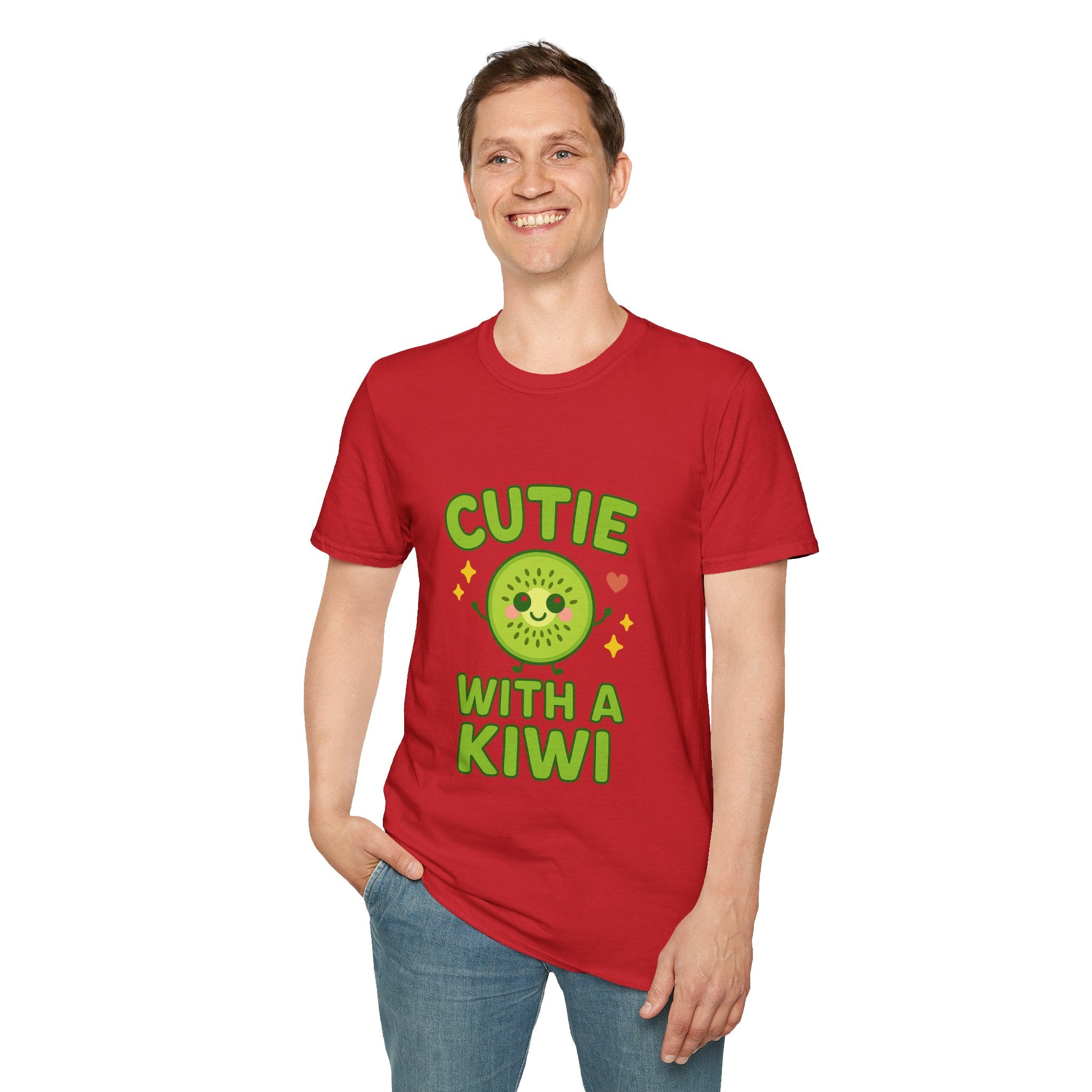 Cute Kiwi Unisex T-Shirt, Funny Tee, Gift for Fruit Lovers, Birthday, Holiday Apparel, Casual Wear, Graphic Shirt