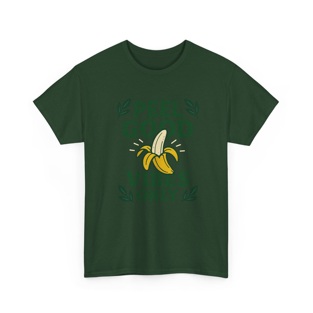 Peel Good Vibes Only Tee, Fun Casual T-Shirt, Summer Vibes Shirt, Gift for Banana Lovers, Cute Graphic Tee