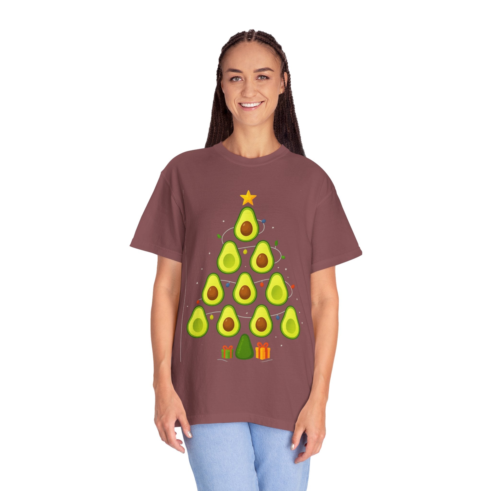 Avocado Christmas Tree T-Shirt — Funny Holiday Avocado Tee