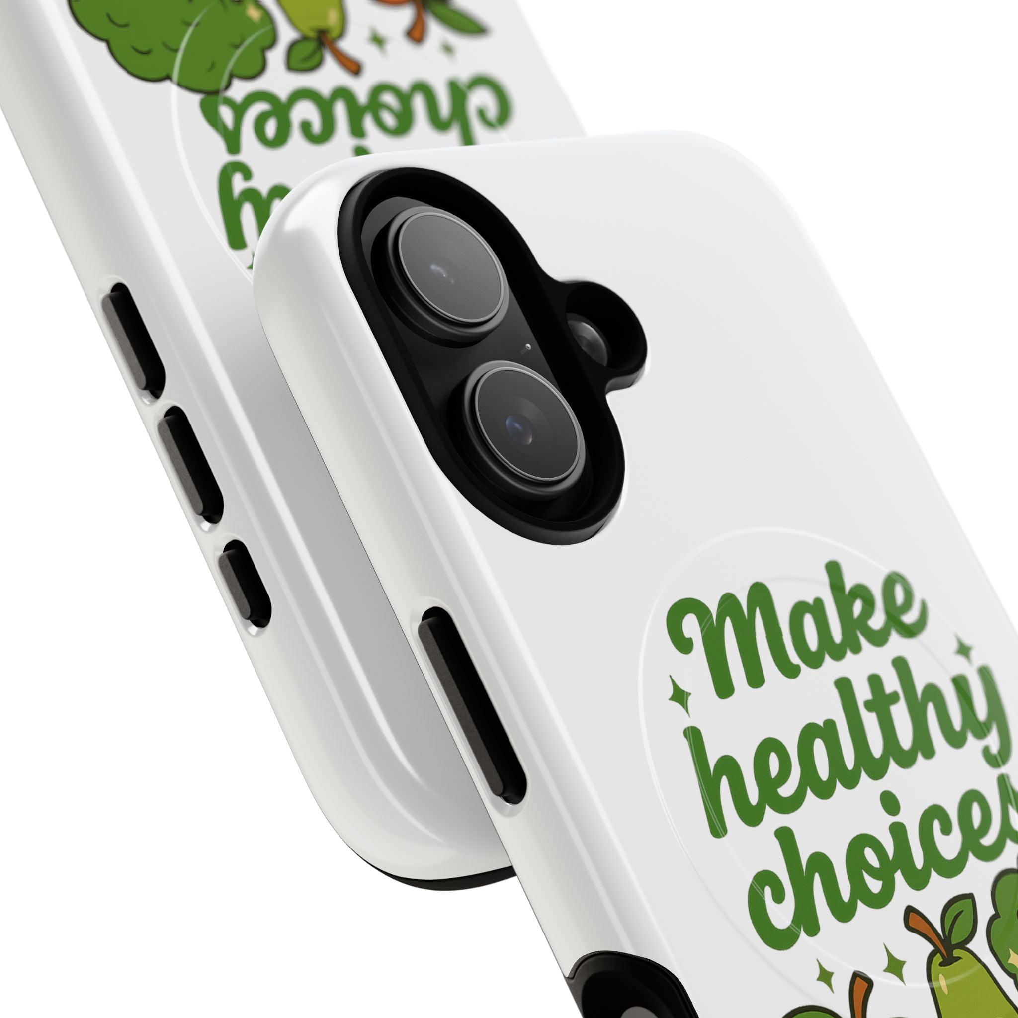 Make Healthy Choices Phone Case — Cute Veggie Tough Magnetic Case