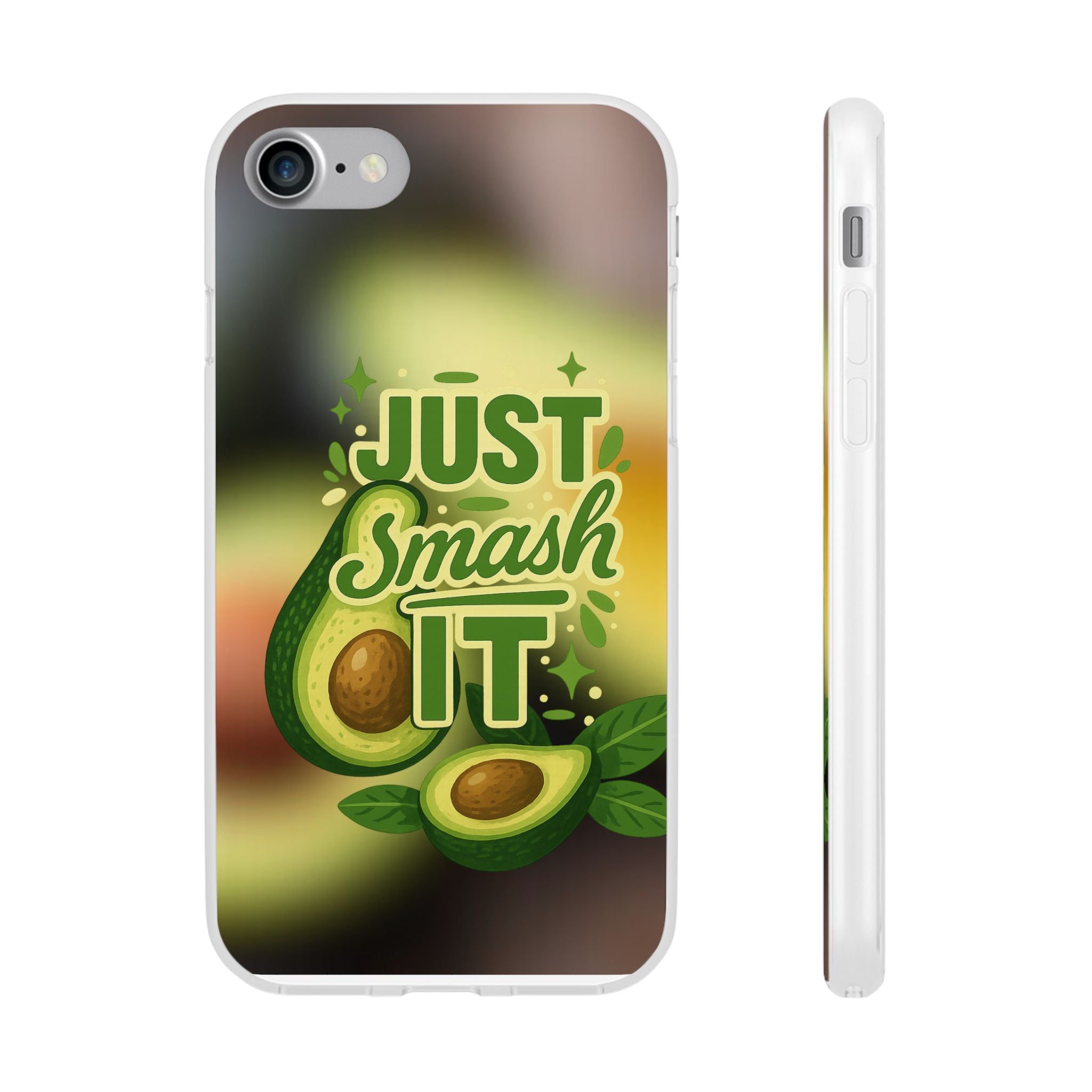 Phone Case - "Just Smash It" Avocado Design