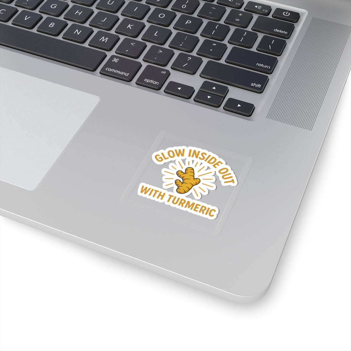 Turmeric Glow Stickers - Wellness, Motivational Decor, Cute Laptop Stickers, Self-Care Gift, Journal Accessories