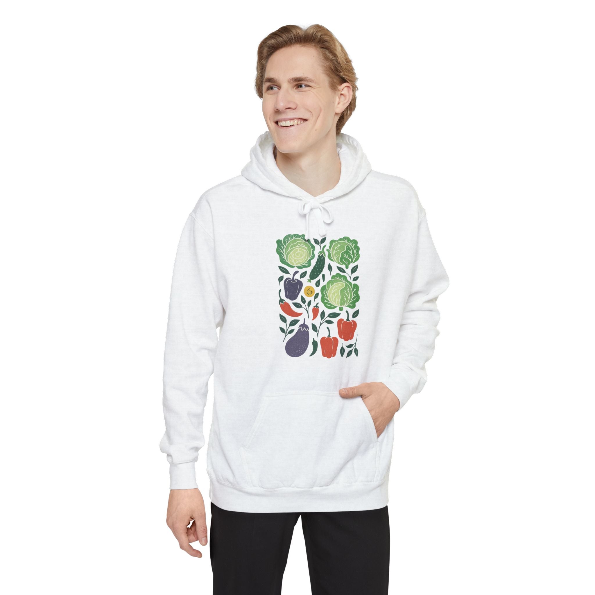 Vegetable Patch Hoodie — Organic Garden Produce Graphic Hoodie
