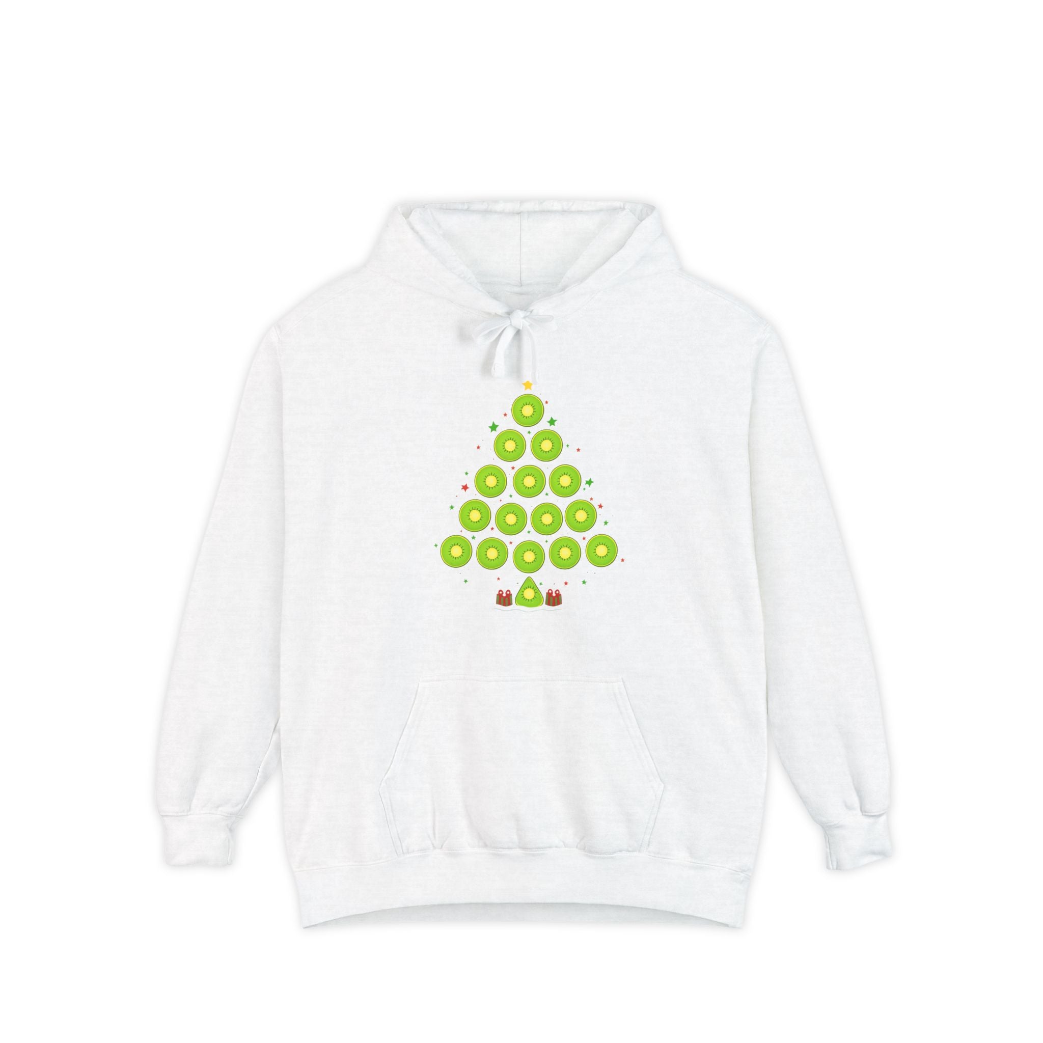 Christmas Ornament Tree Hoodie — Green Bauble Holiday Sweatshirt