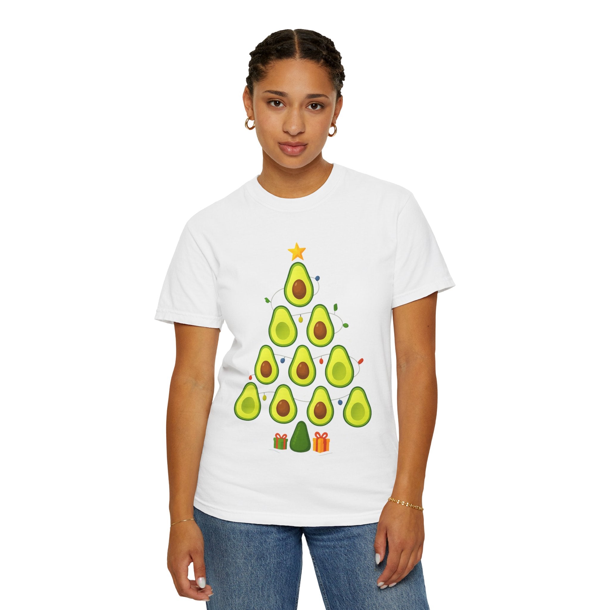Avocado Christmas Tree T-Shirt — Funny Holiday Avocado Tee