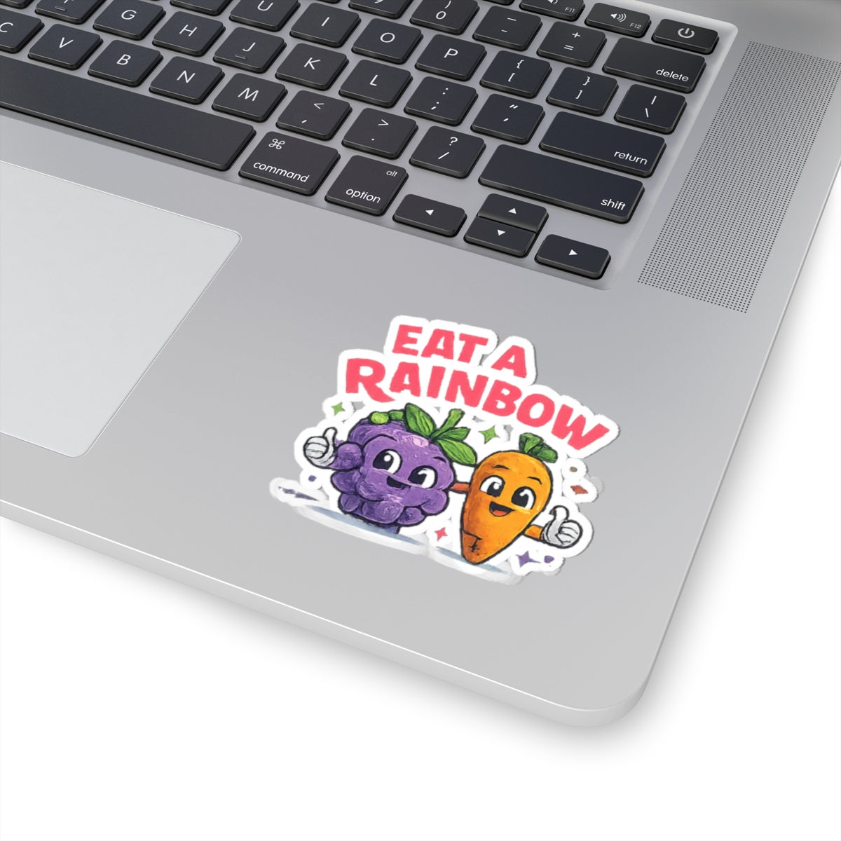 Sticker — "Eat a Rainbow" Cute Fruit & Veggie Kiss-Cut Sticker