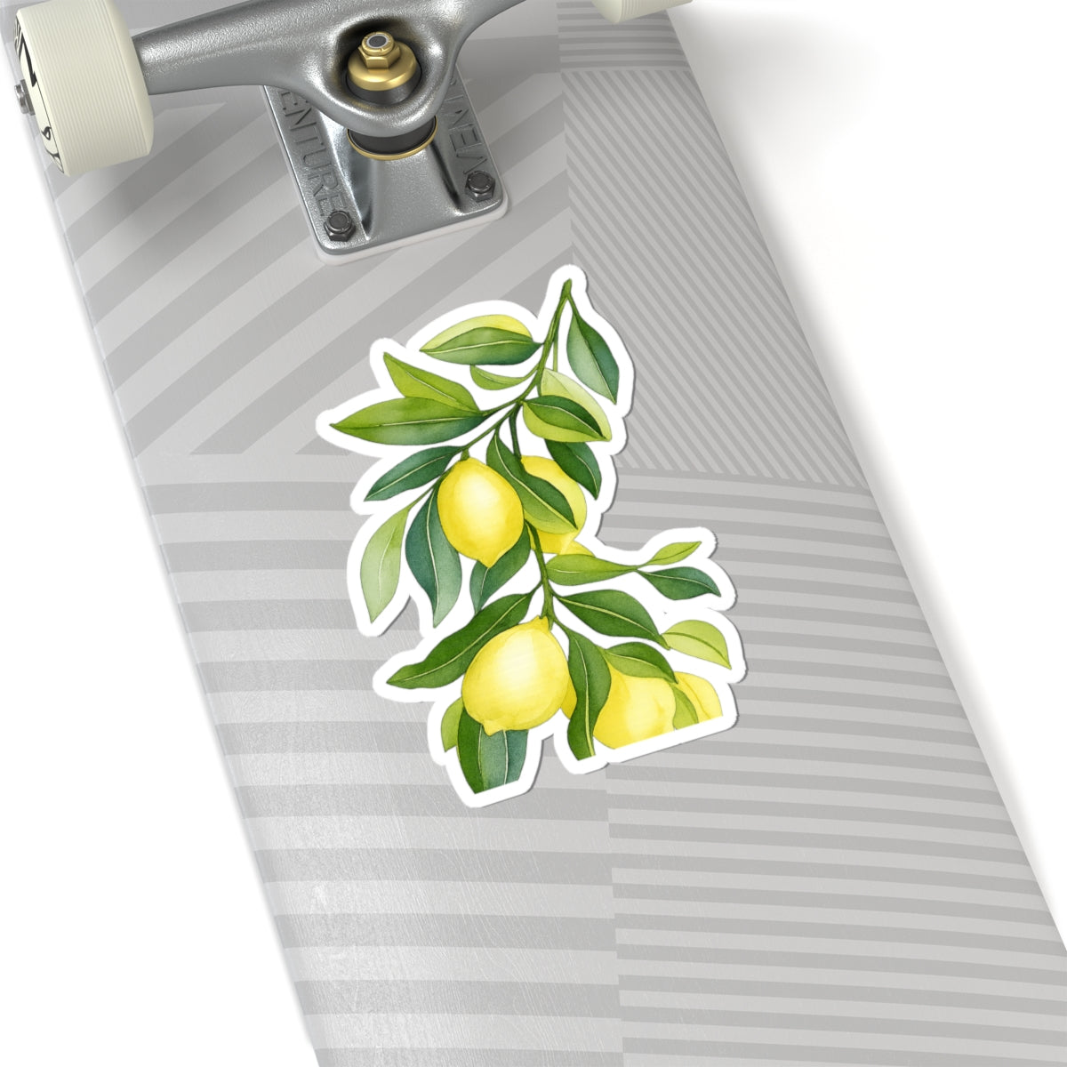 Lemon Branch Kiss-Cut Stickers, Fresh Fruit Decor, Laptop Stickers, Eco-Friendly Gifts, Botanical Art, Summer Vibes