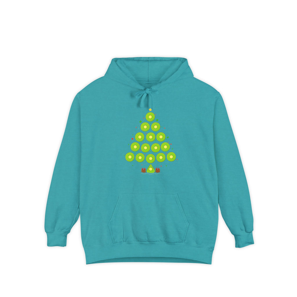 Christmas Ornament Tree Hoodie — Green Bauble Holiday Sweatshirt
