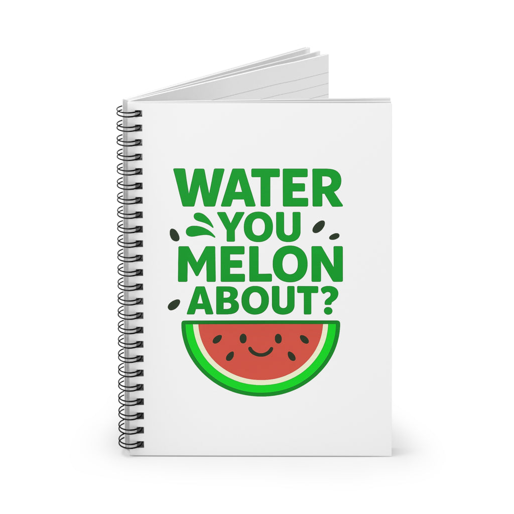 Watermelon-Themed Spiral Notebook, Fun Journal for Students, Cute Gift for Friends, Summer Vibes, Back to School, Note Taking
