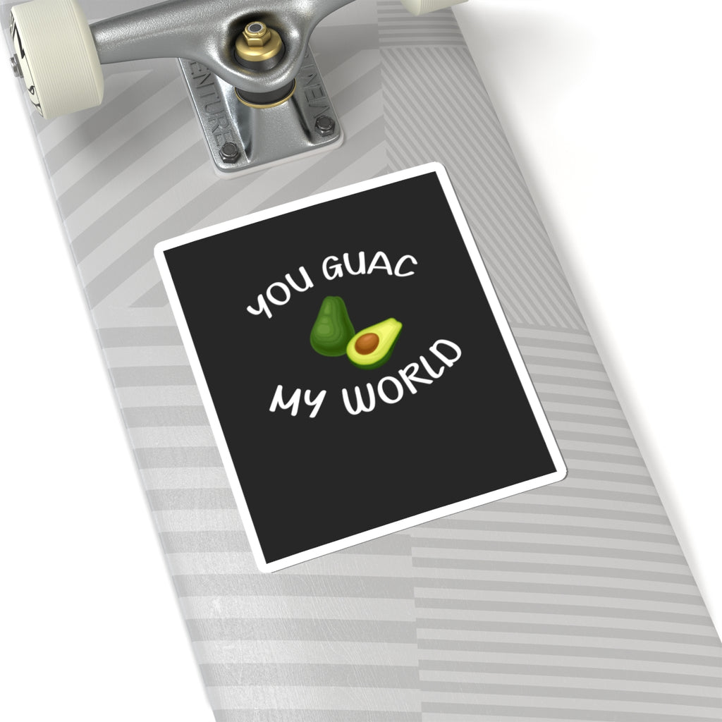 Avocado Kiss-Cut Stickers, Funny Avocado Art, Cute Sticker for Laptop, Gift for Food Lovers, Kitchen Decor, Humor Stickers