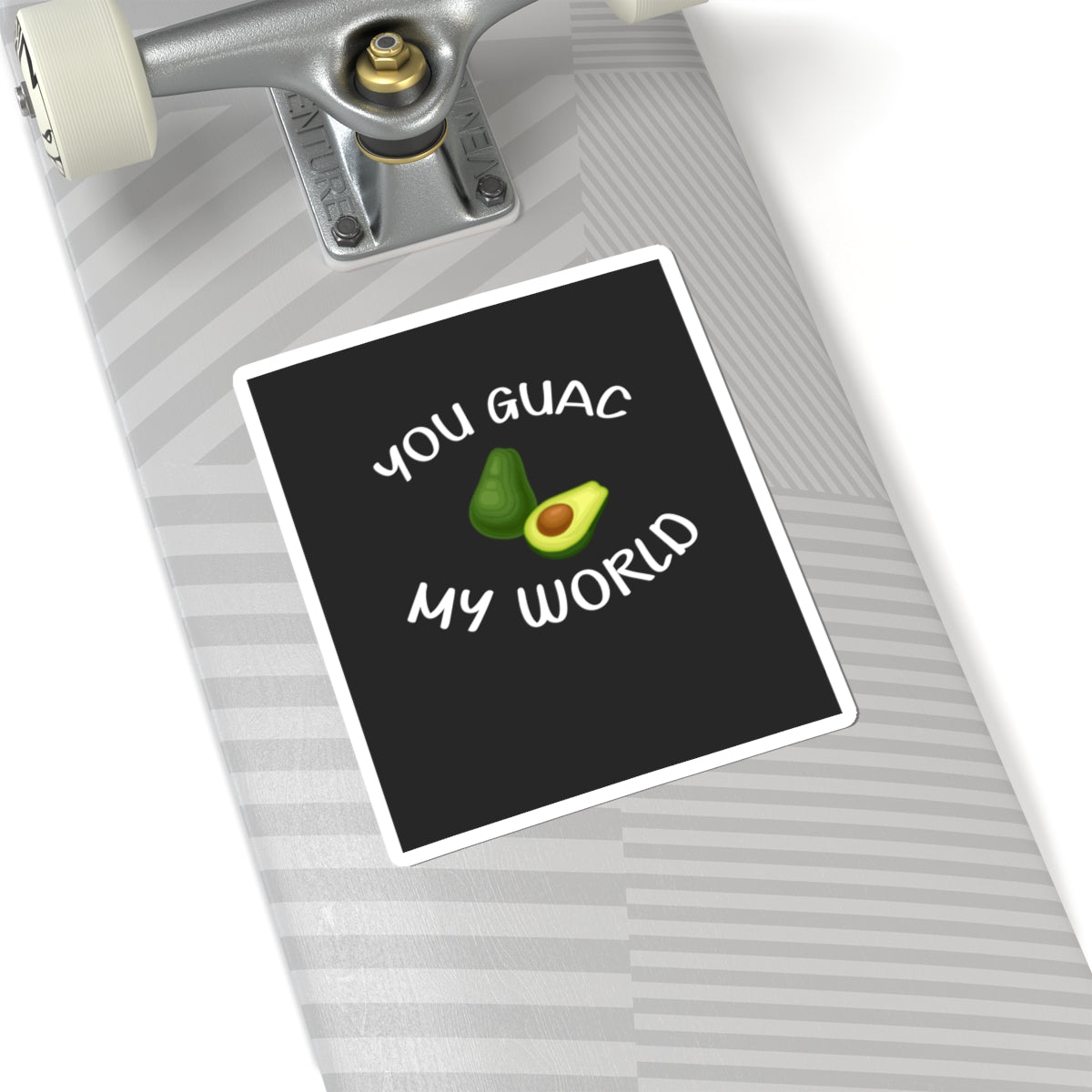 Avocado Kiss-Cut Stickers, Funny Avocado Art, Cute Sticker for Laptop, Gift for Food Lovers, Kitchen Decor, Humor Stickers