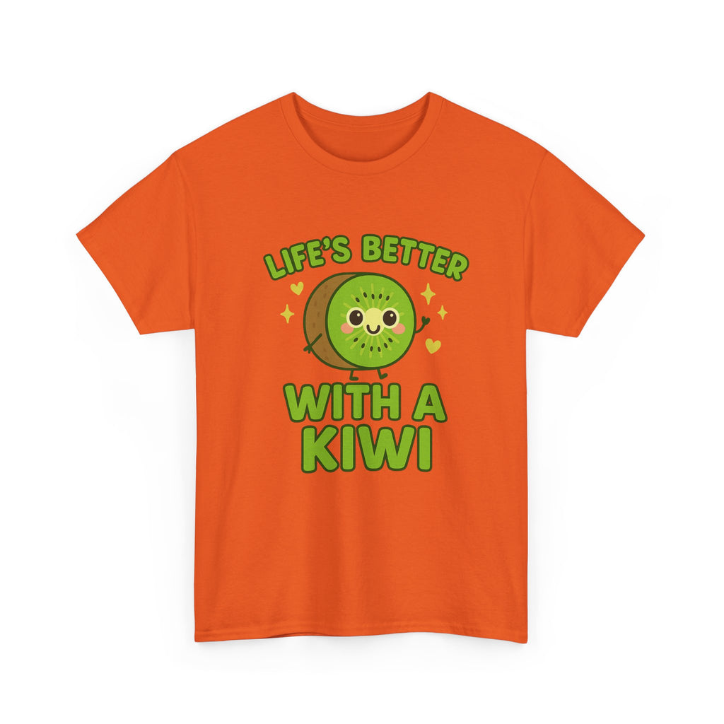 Playful Kiwi Tee - Life's Better with a Kiwi, Fun T-Shirt, Unisex Cotton Shirt, Gift for Fruit Lovers, Cute Apparel