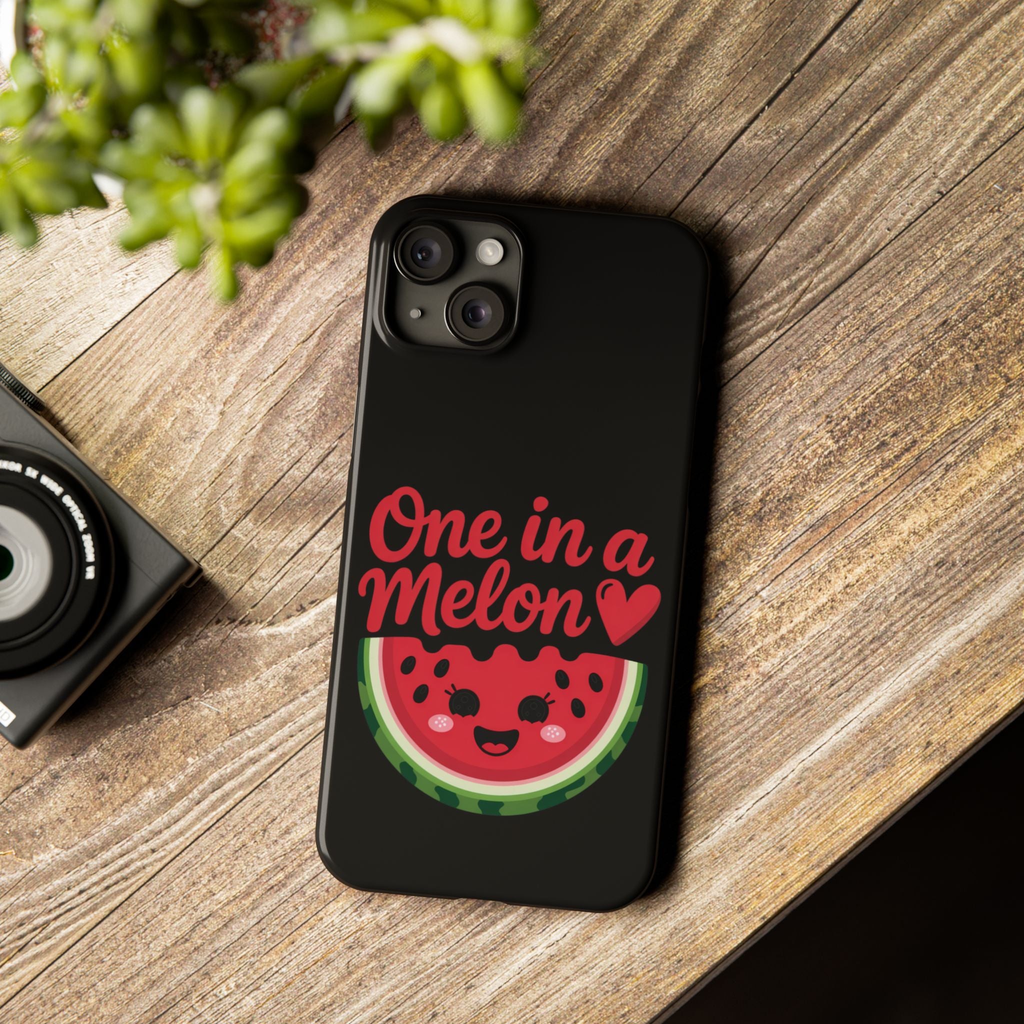One in a Melon Phone Case — Cute Watermelon Graphic Slim Case