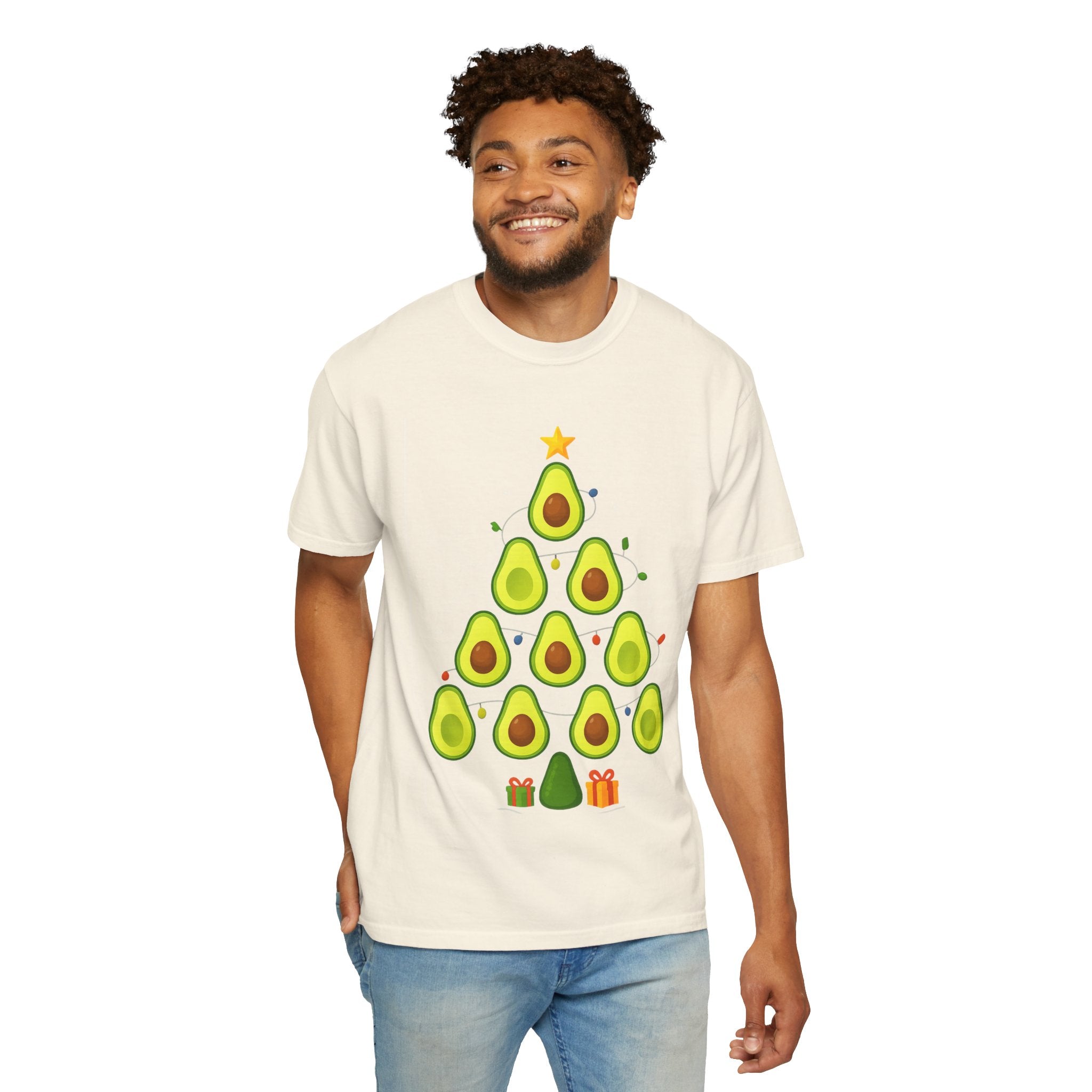Avocado Christmas Tree T-Shirt — Funny Holiday Avocado Tee