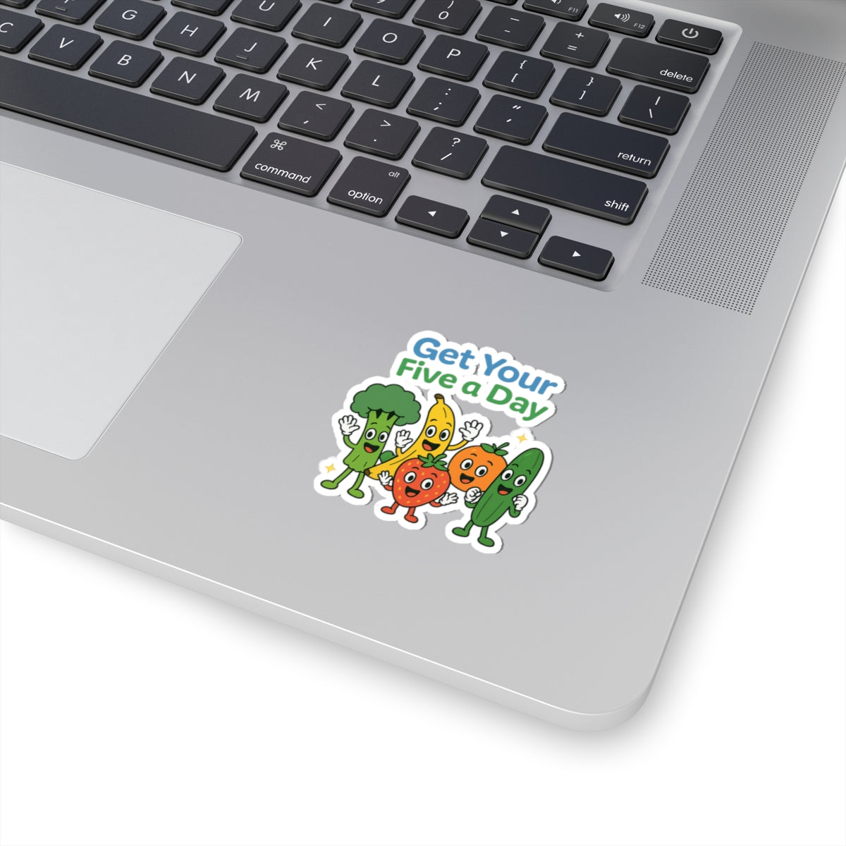 Get Your Five a Day Sticker — Cute Fruit & Veggie Kiss-Cut Sticker