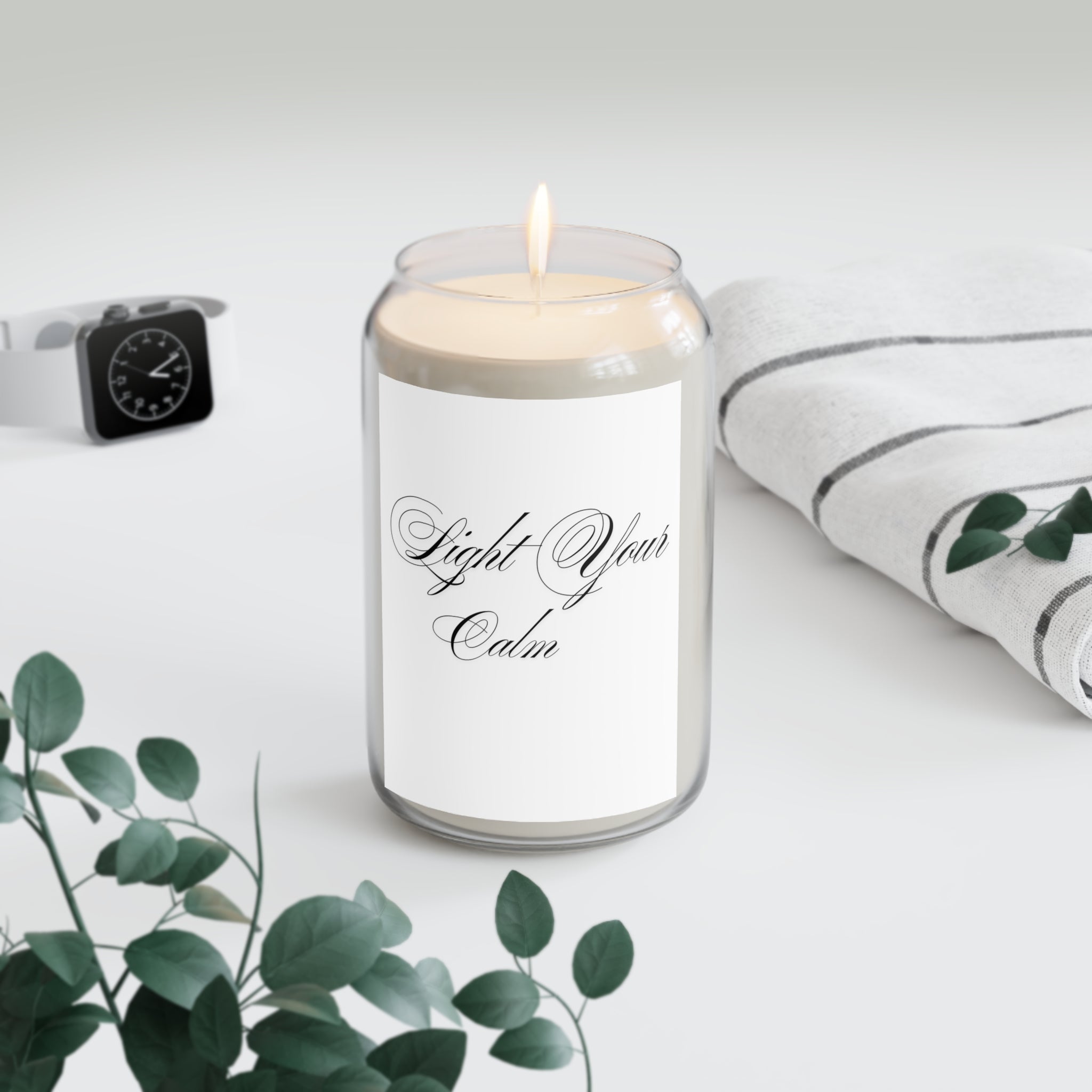 Calming Scented Soy Candle - Light Your Calm (13.75oz)
