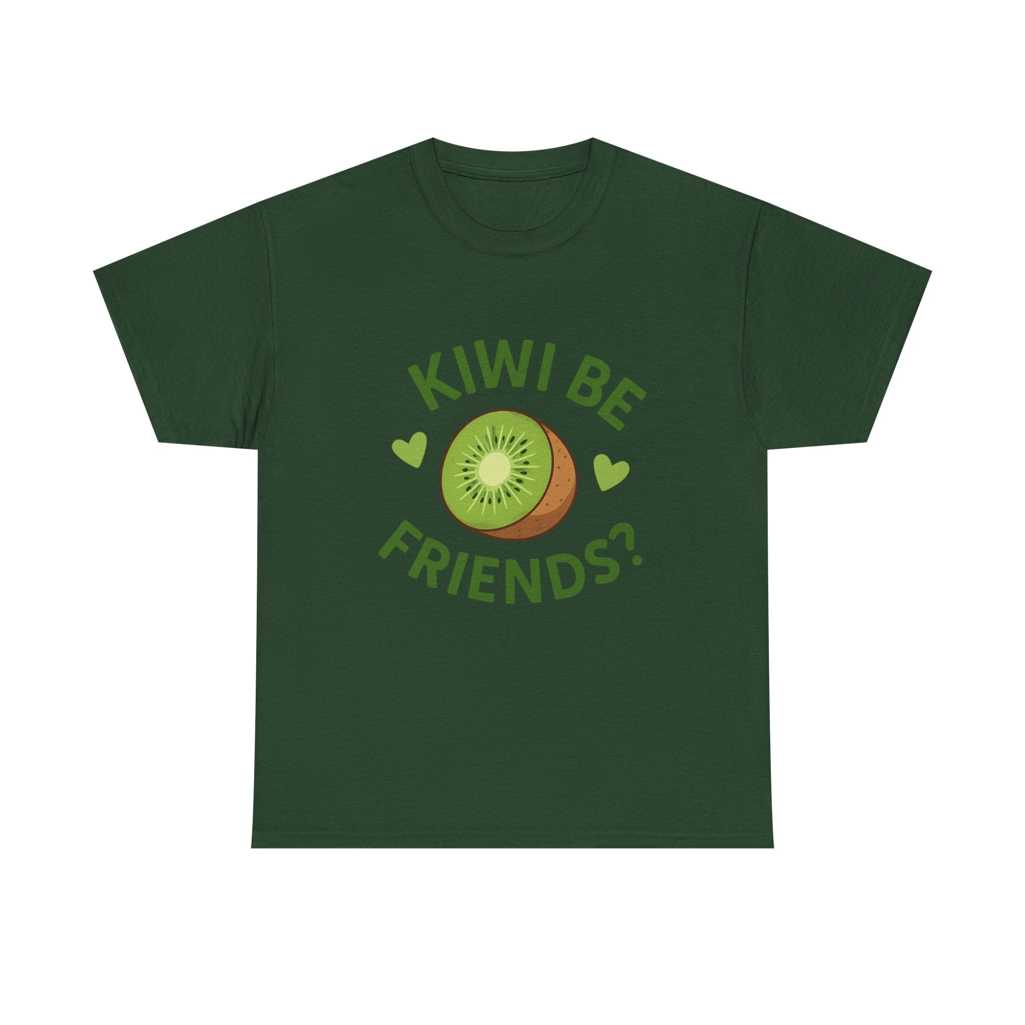 Cute Kiwi Friends Unisex Tee - Fun Graphic T-Shirt for Fruit Lovers, Perfect for Casual Wear, Gifts, Birthdays, and Summer