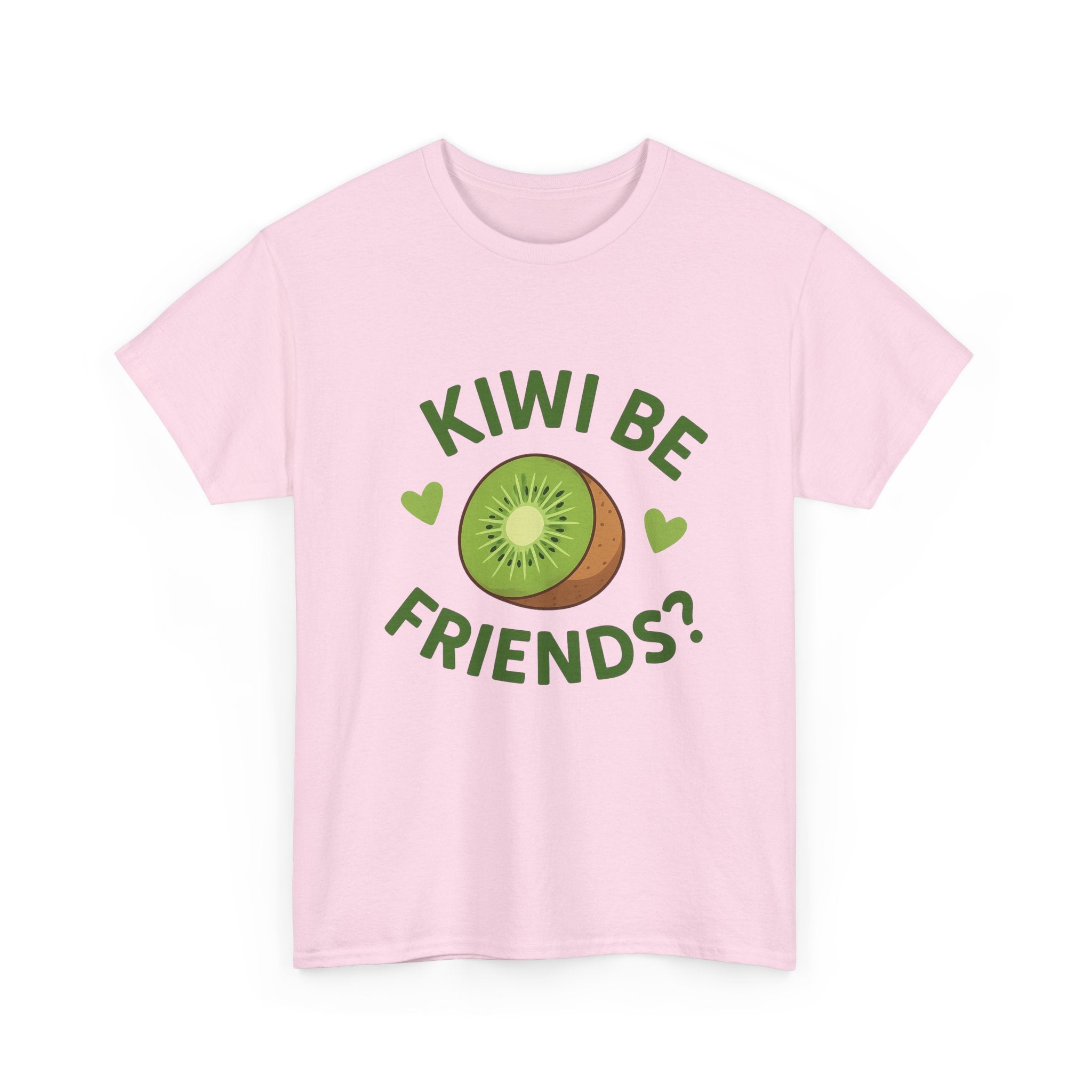 Cute Kiwi Friends Unisex Tee - Fun Graphic T-Shirt for Fruit Lovers, Perfect for Casual Wear, Gifts, Birthdays, and Summer