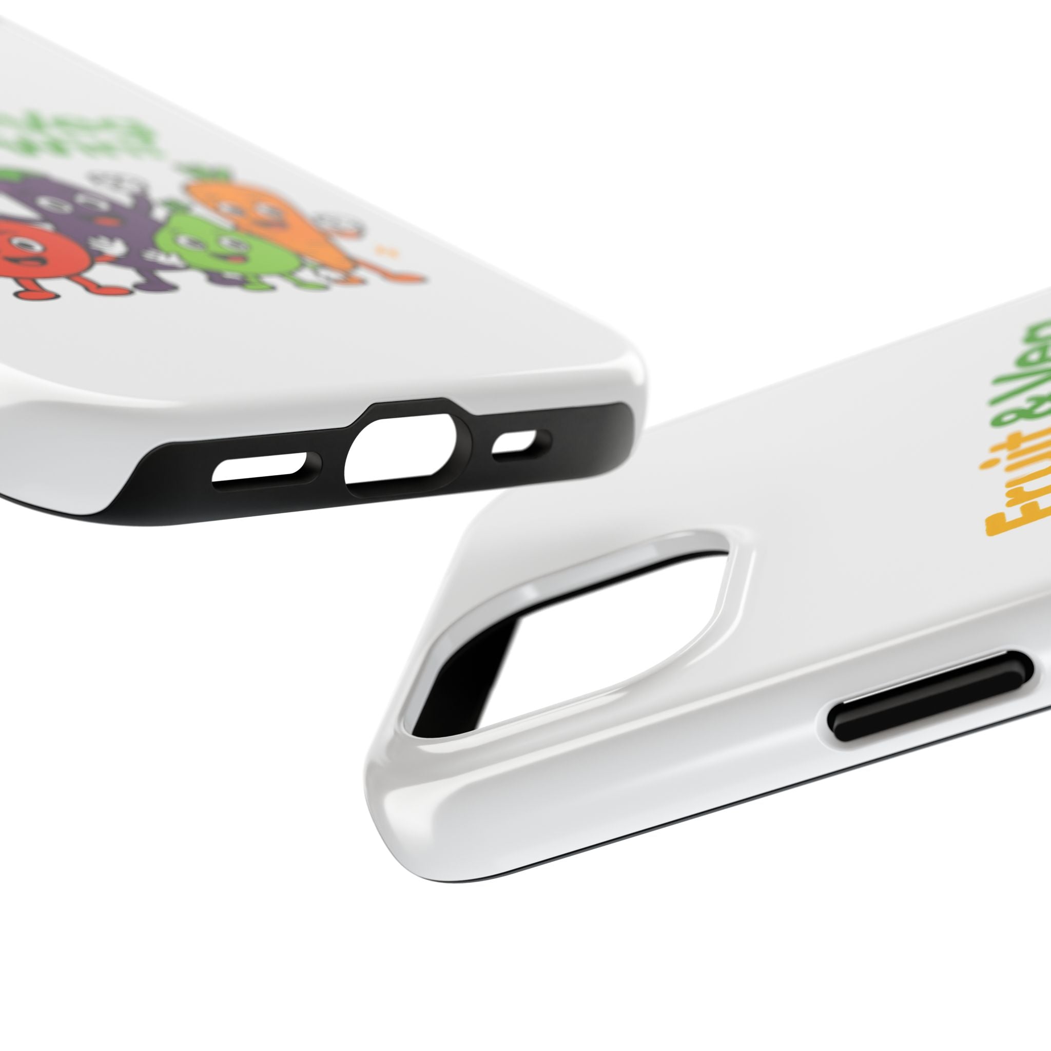 Phone Case — "Fruit & Veg for the Win!" Cute Healthy Veggie Design
