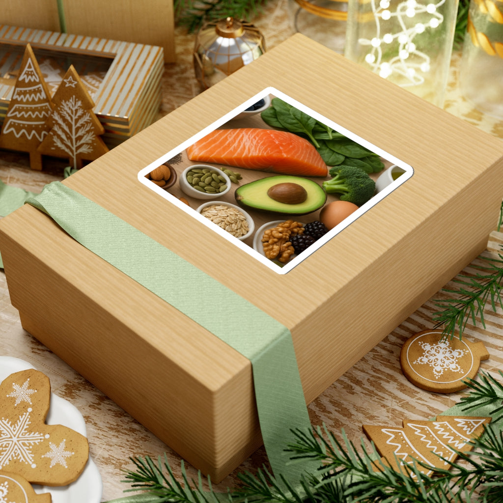 Healthy Food Kiss-Cut Stickers for Meal Prep Enthusiasts, Kitchen Decor, Planner Accessories, Gift for Foodies, Nutrition Lovers