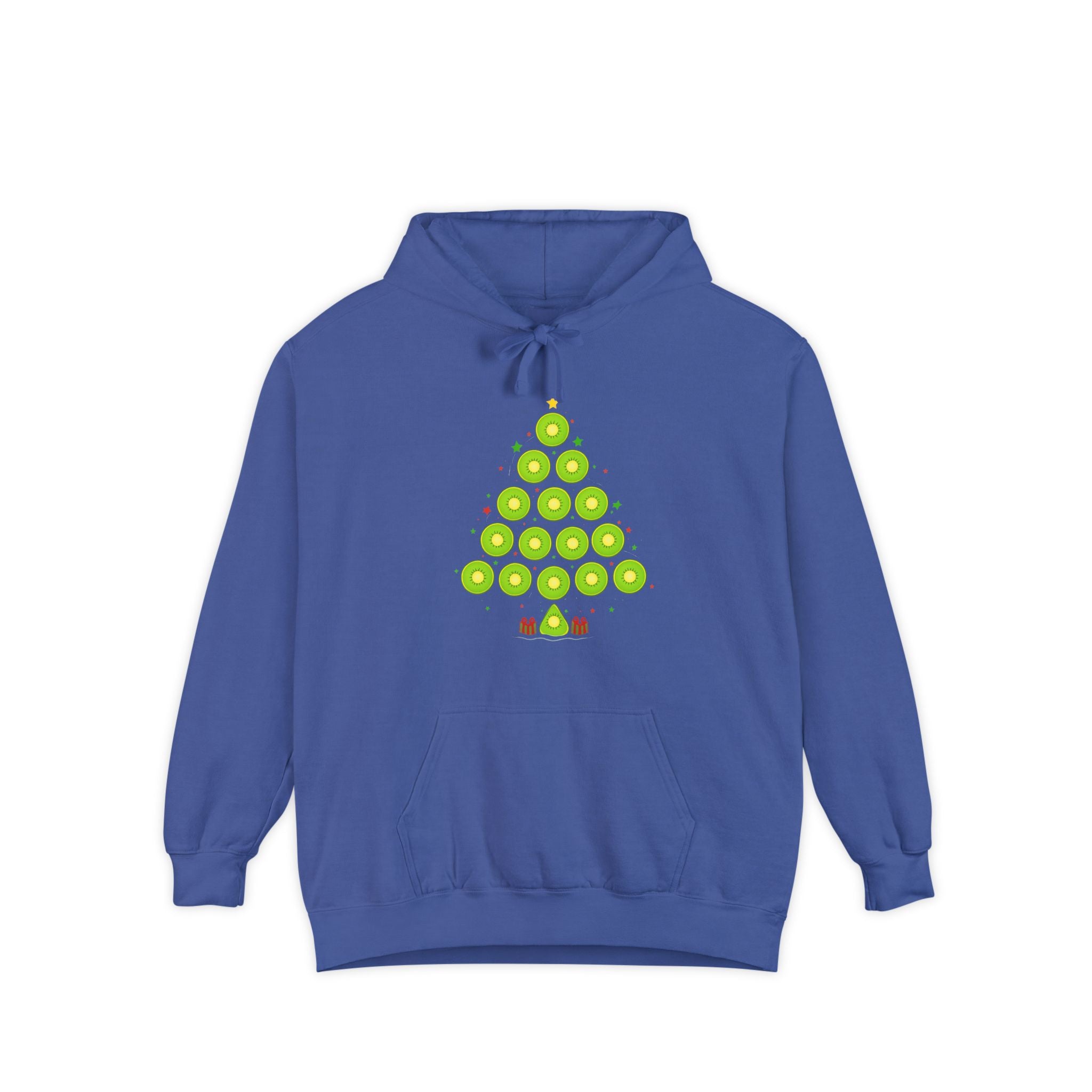 Christmas Ornament Tree Hoodie — Green Bauble Holiday Sweatshirt