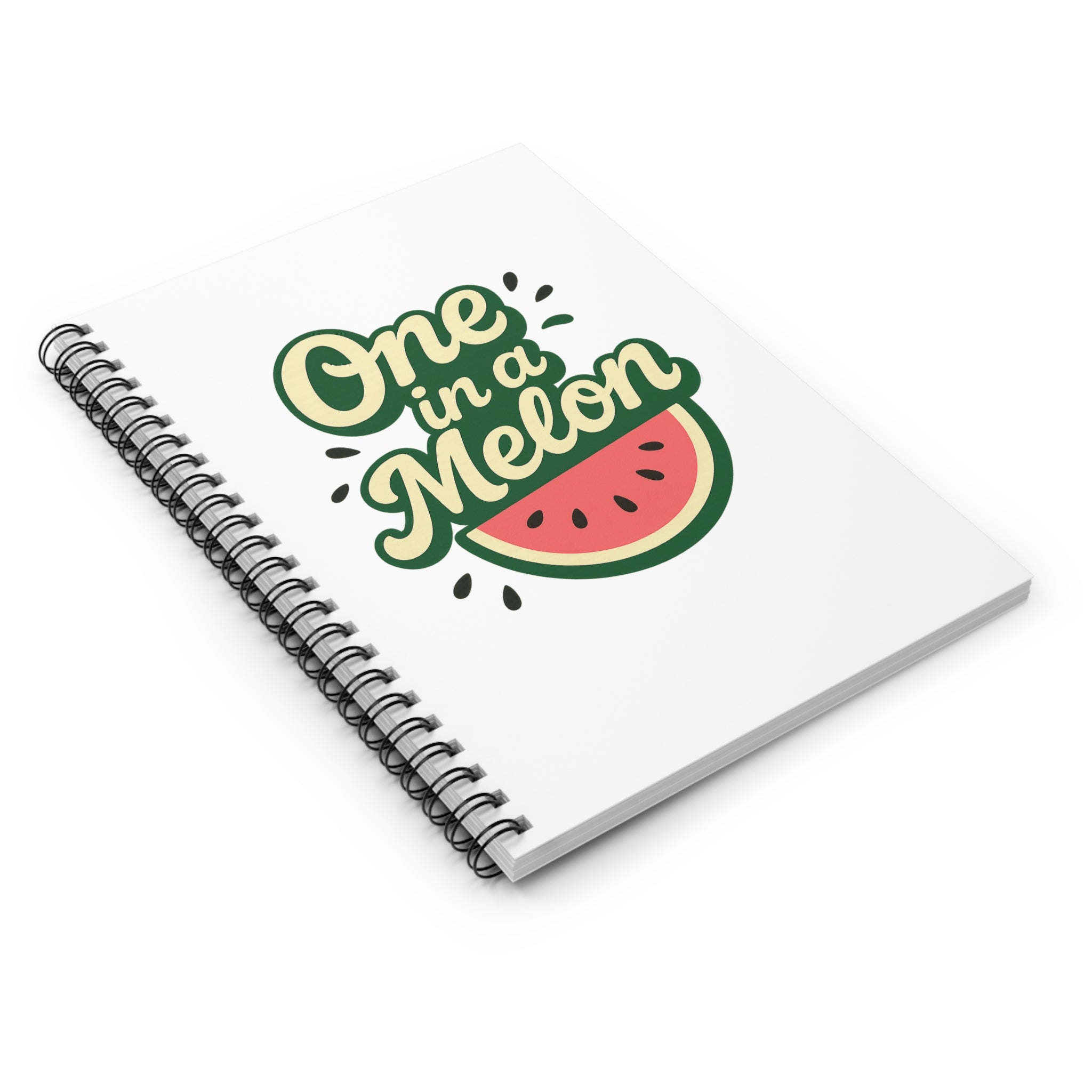 Watermelon Themed Spiral Notebook - Perfect for Summer Fun, Journaling, Gifts, School, and More!