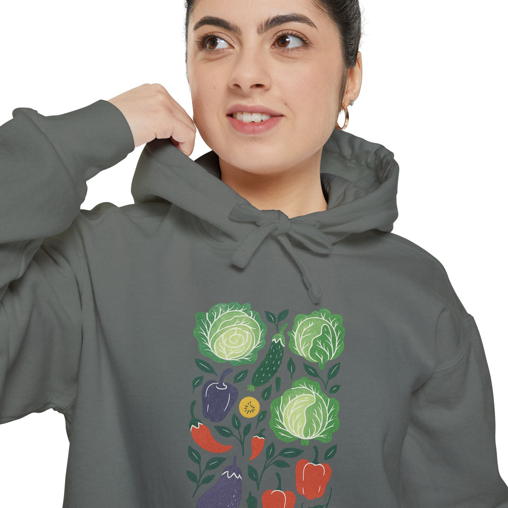 Vegetable Patch Hoodie — Organic Garden Produce Graphic Hoodie