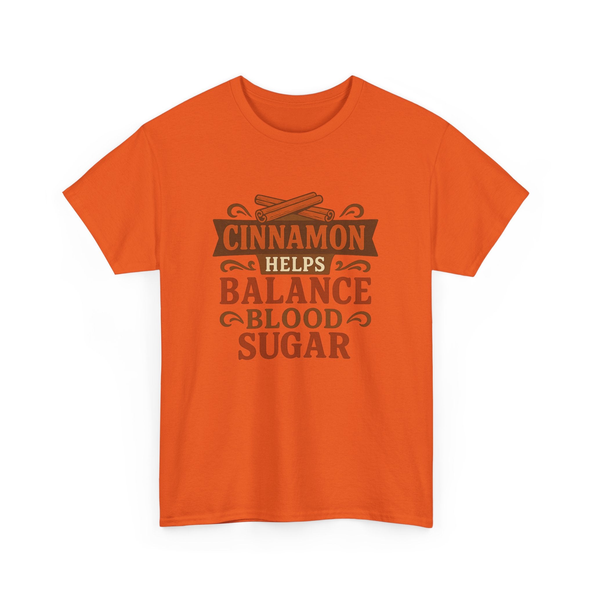 Cinnamon Wellness Tee - Balance Blood Sugar T-Shirt, Health Gift, Unisex Cotton Shirt, Herbal Remedies Apparel, Gift for Health Enthusiasts