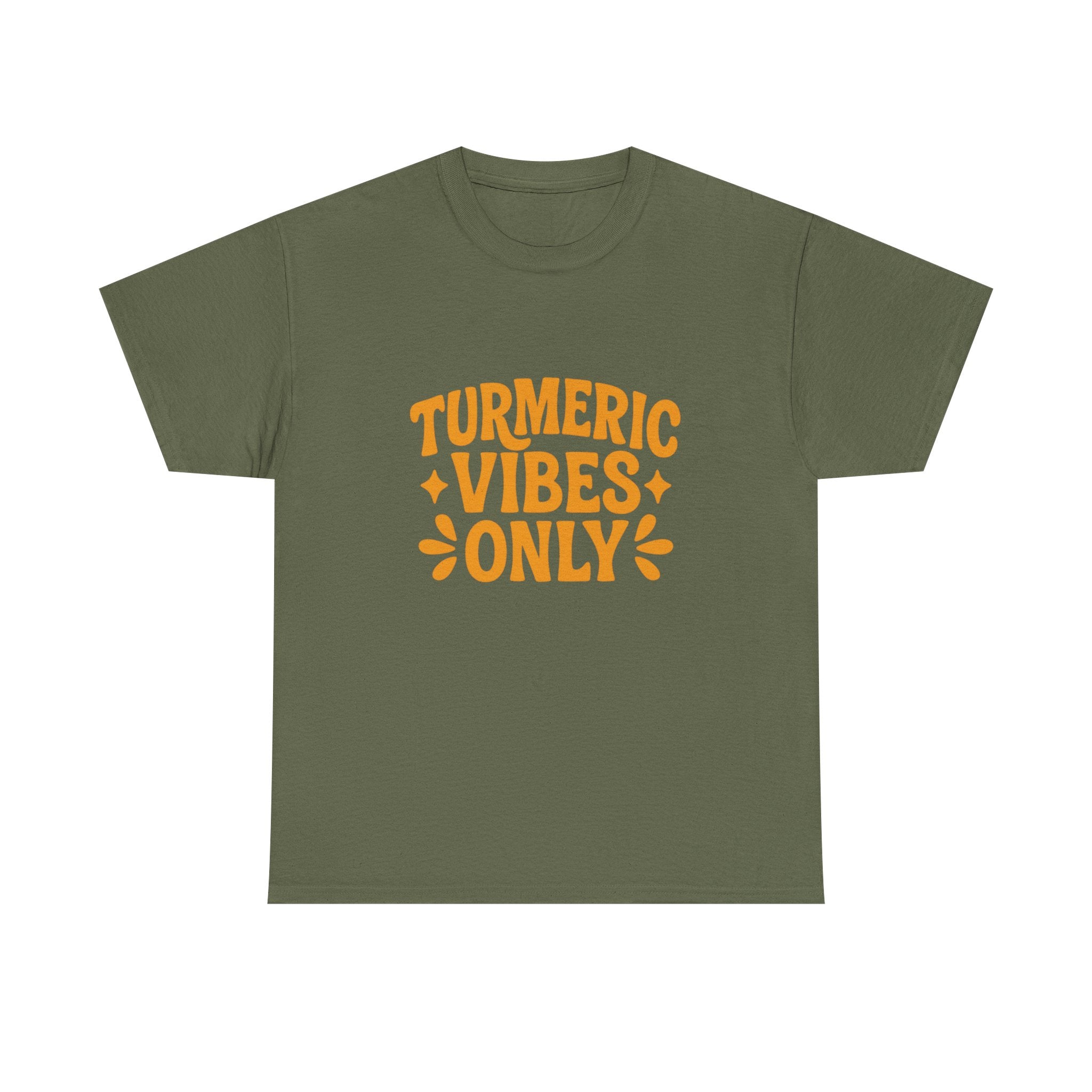 Turmeric Vibes Only Tee - Unisex Heavy Cotton Shirt for Wellness Lovers, Casual Wear, Gift for Friends, Summer Outfits, Mood-Boosting [...]