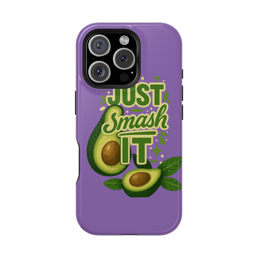 Phone Case — "Just Smash It" Avocado Magnetic Impact-Resistant Case