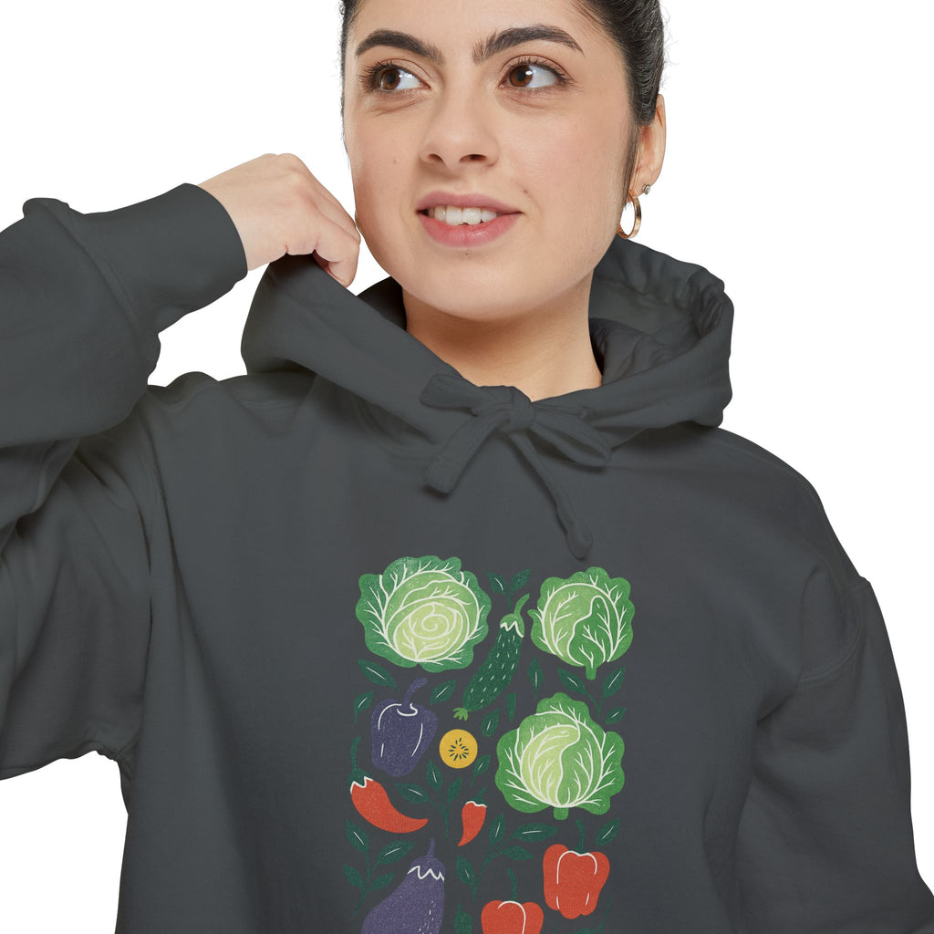 Vegetable Patch Hoodie — Organic Garden Produce Graphic Hoodie