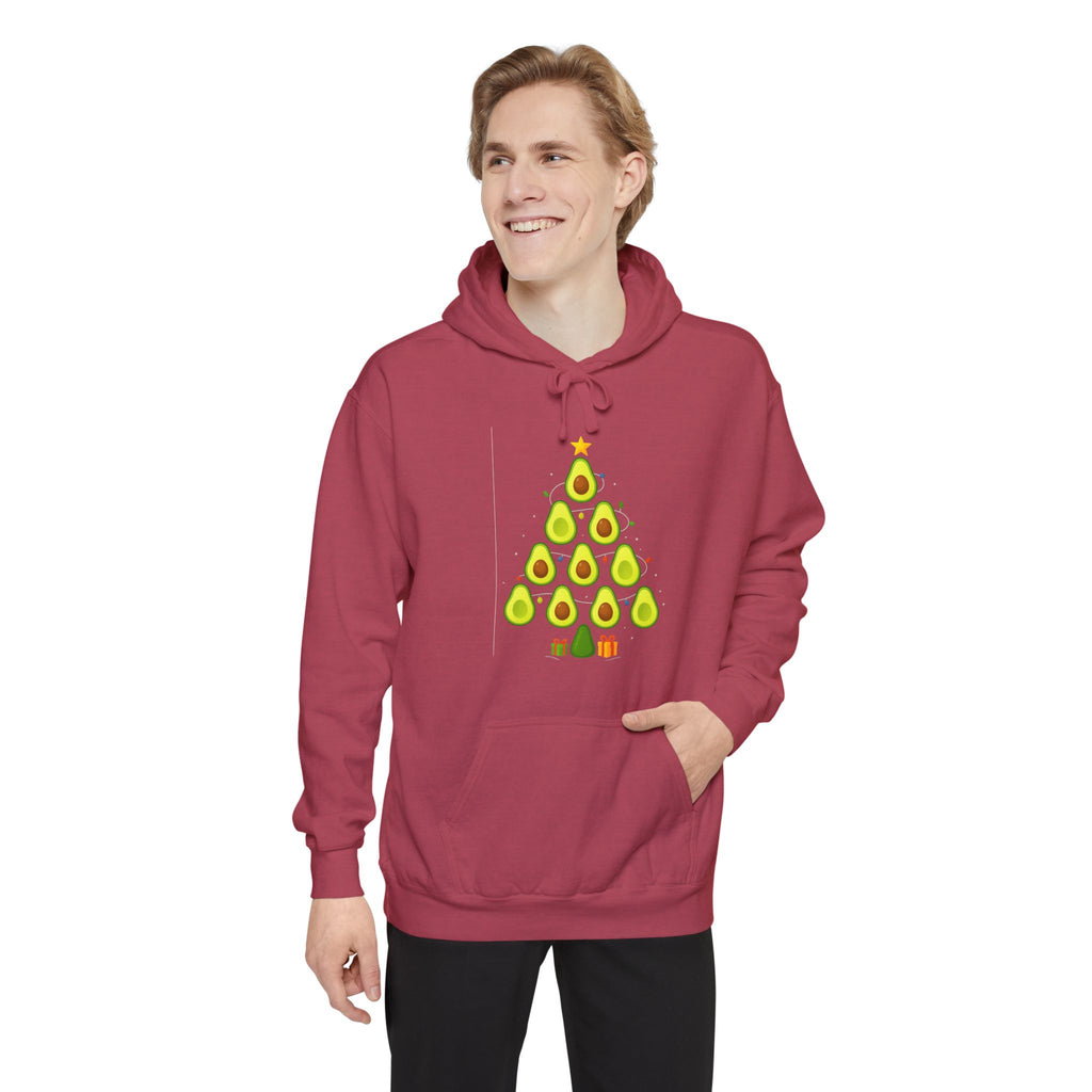 Avocado Christmas Tree Hoodie — Cute Holiday Avocado Tree Sweatshirt