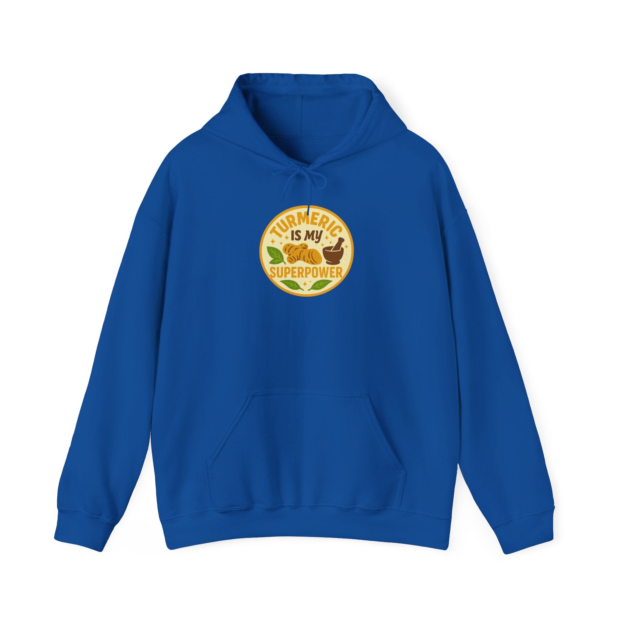 Turmeric Is My Superpower Sweatshirt | Unisex Heavy Blend Hoodie, Wellness Gift, Natural Living Apparel, Cozy Fashion, Healthy Lifestyle