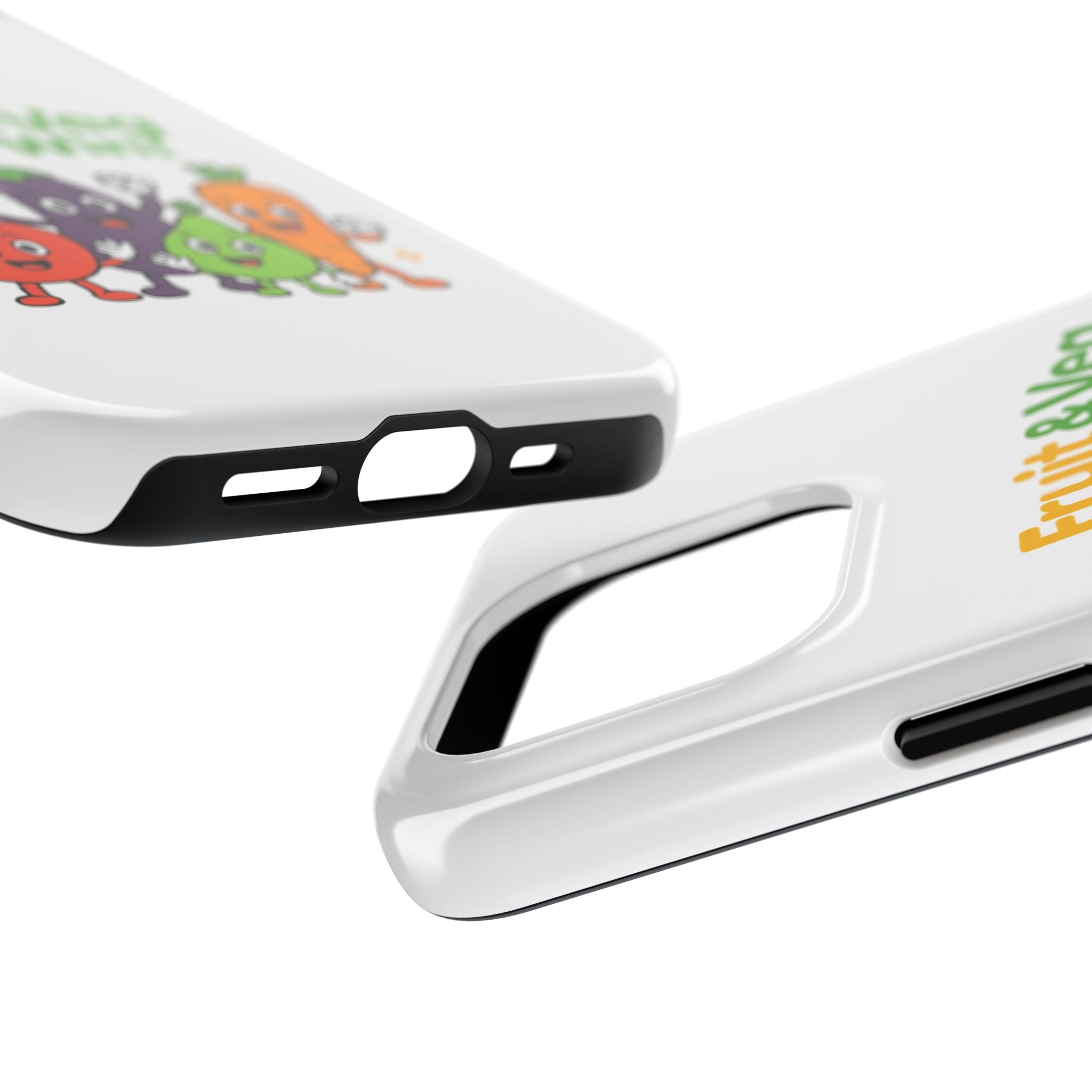 Phone Case — "Fruit & Veg for the Win!" Cute Healthy Veggie Design