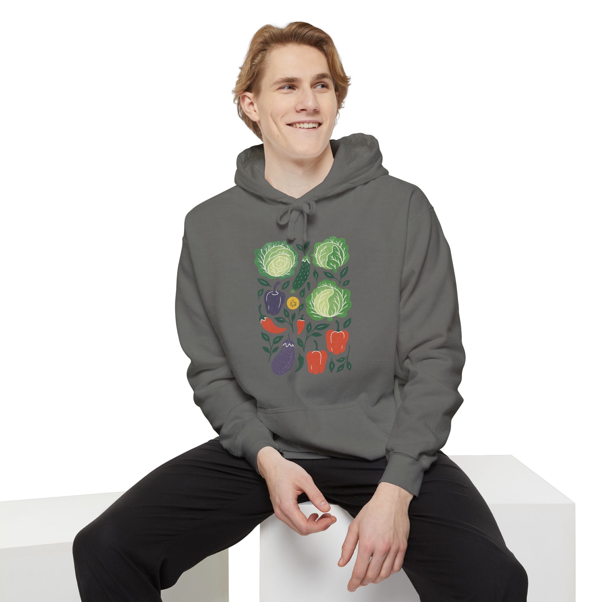 Vegetable Patch Hoodie — Organic Garden Produce Graphic Hoodie