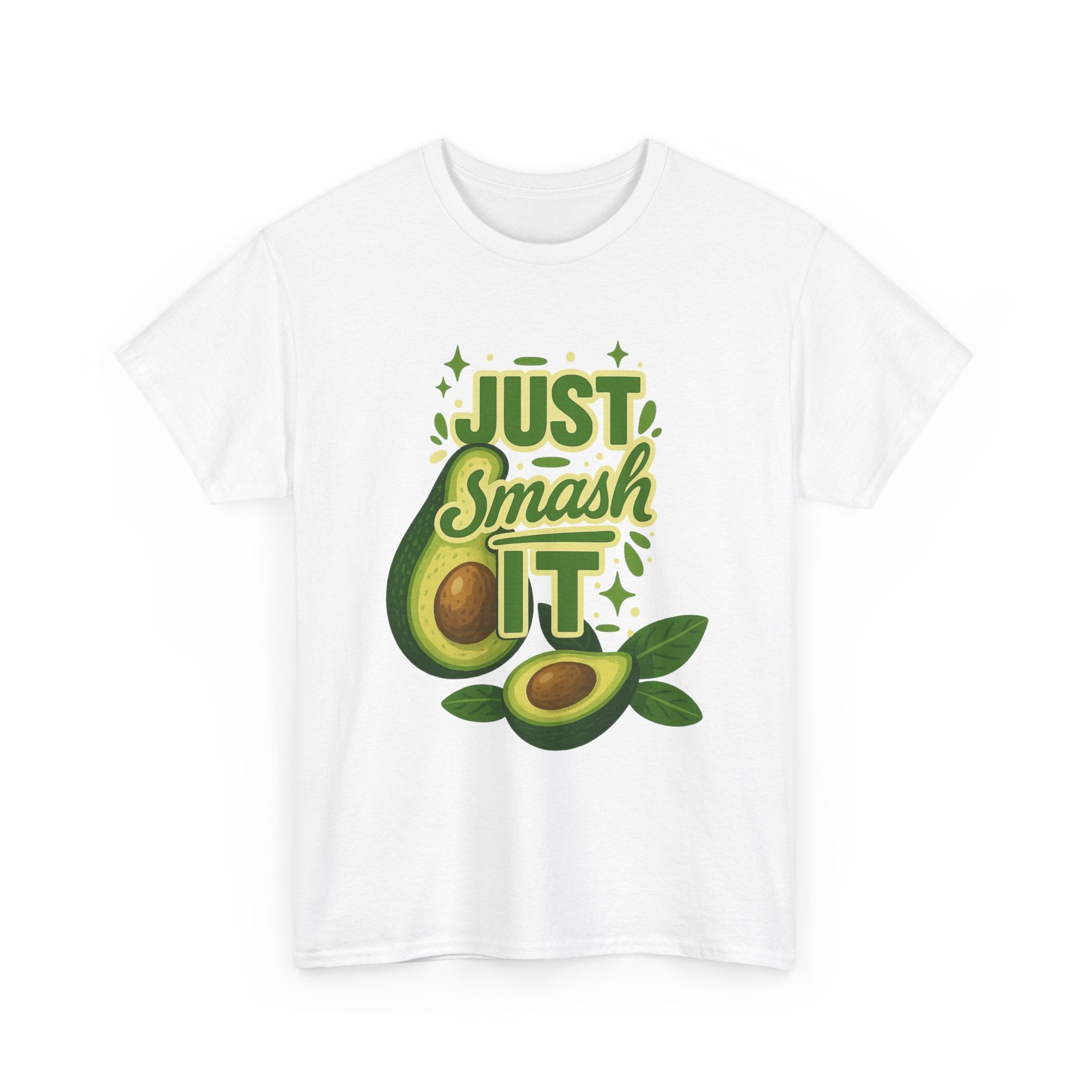 Avocado Lover Tee, Just Smash It T-Shirt, Funny Foodie Tee, Gift for Foodie Friends, Avocado Day Apparel, Casual Everyday Wear