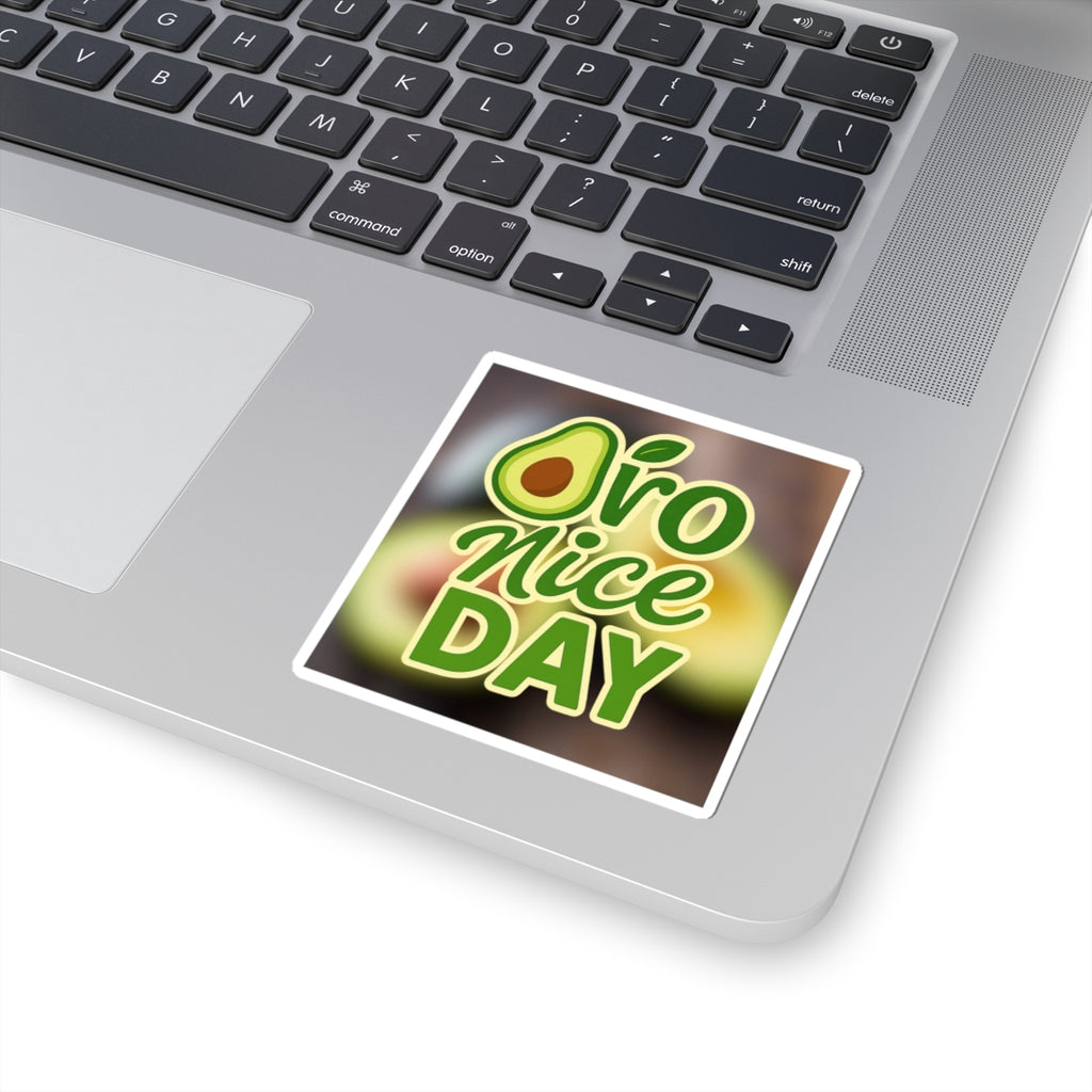 Avocado Kiss-Cut Stickers - Fun Decor for Laptops, Water Bottles, Journals, Gifts for Food Lovers, Cute Home/Office Accessories