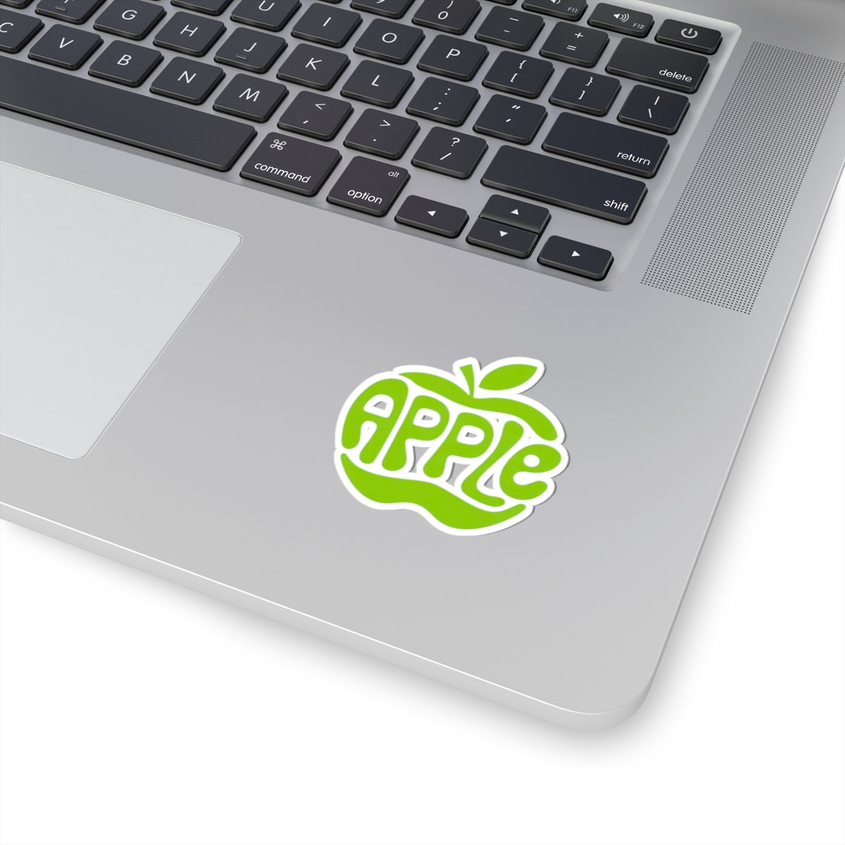 Vibrant Apple Kiss-Cut Stickers, Fun Fruit Decor, Laptop Stickers, Playful Gift, Vinyl Decals for Students or Teachers