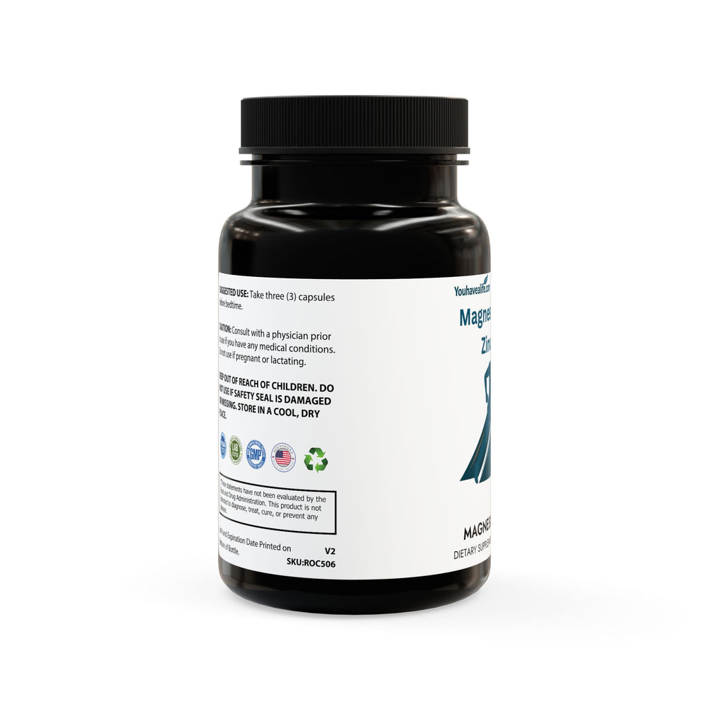 Magnesium Zinc Supplement (90 Capsules)