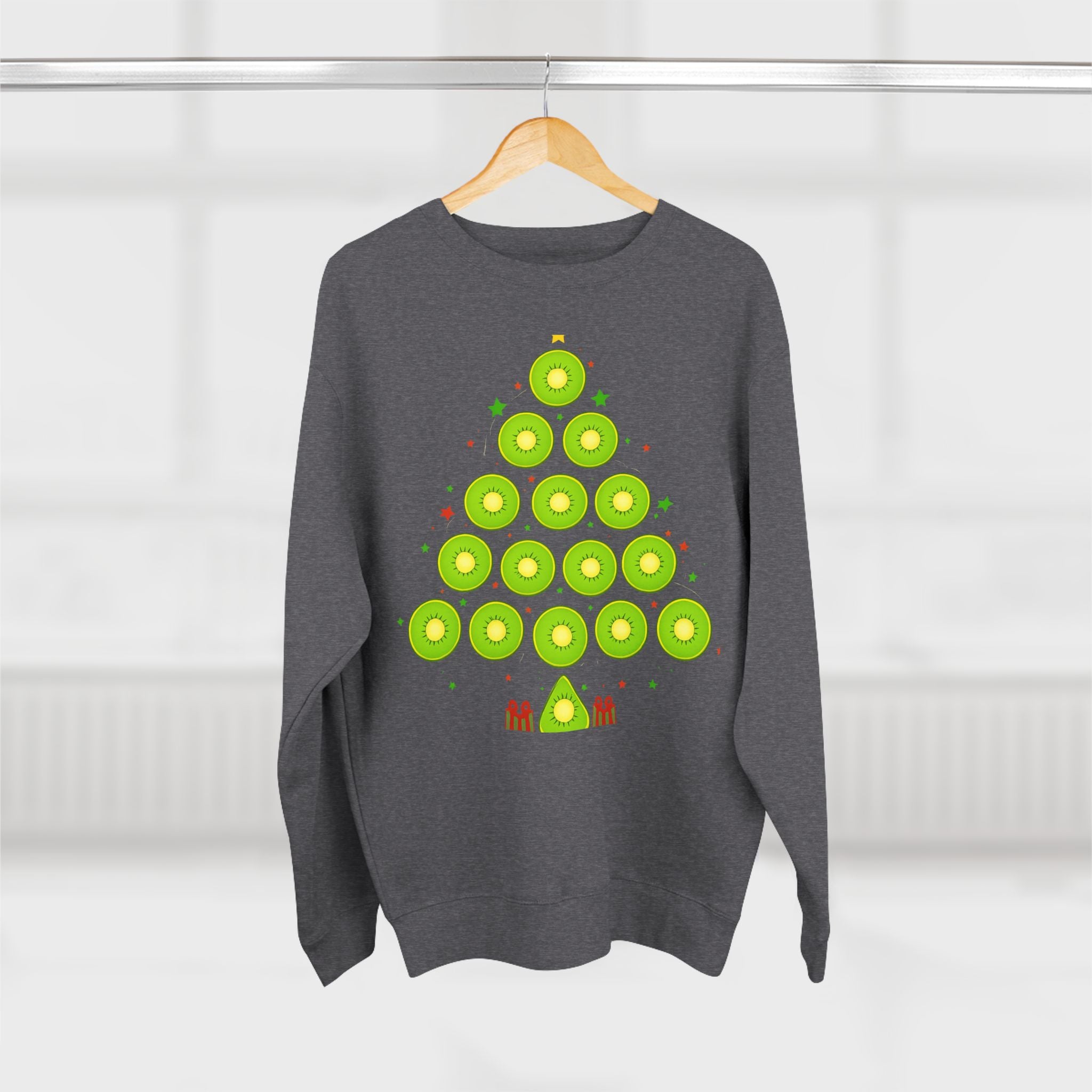 Avocado Christmas Tree Sweatshirt — Festive Holiday Crewneck