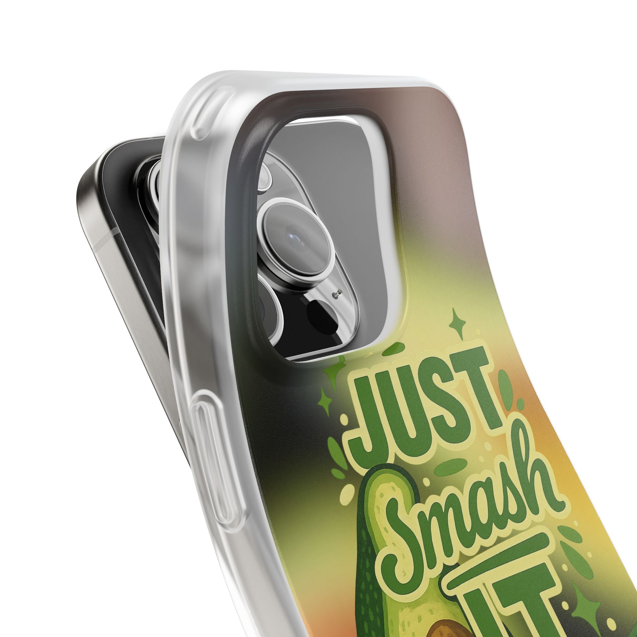 Phone Case - "Just Smash It" Avocado Design