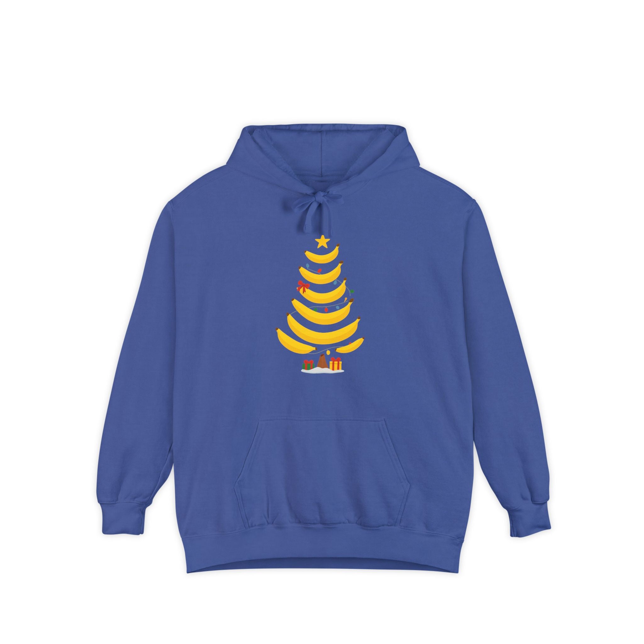 Banana Christmas Tree Hoodie — Novelty Holiday Sweatshirt