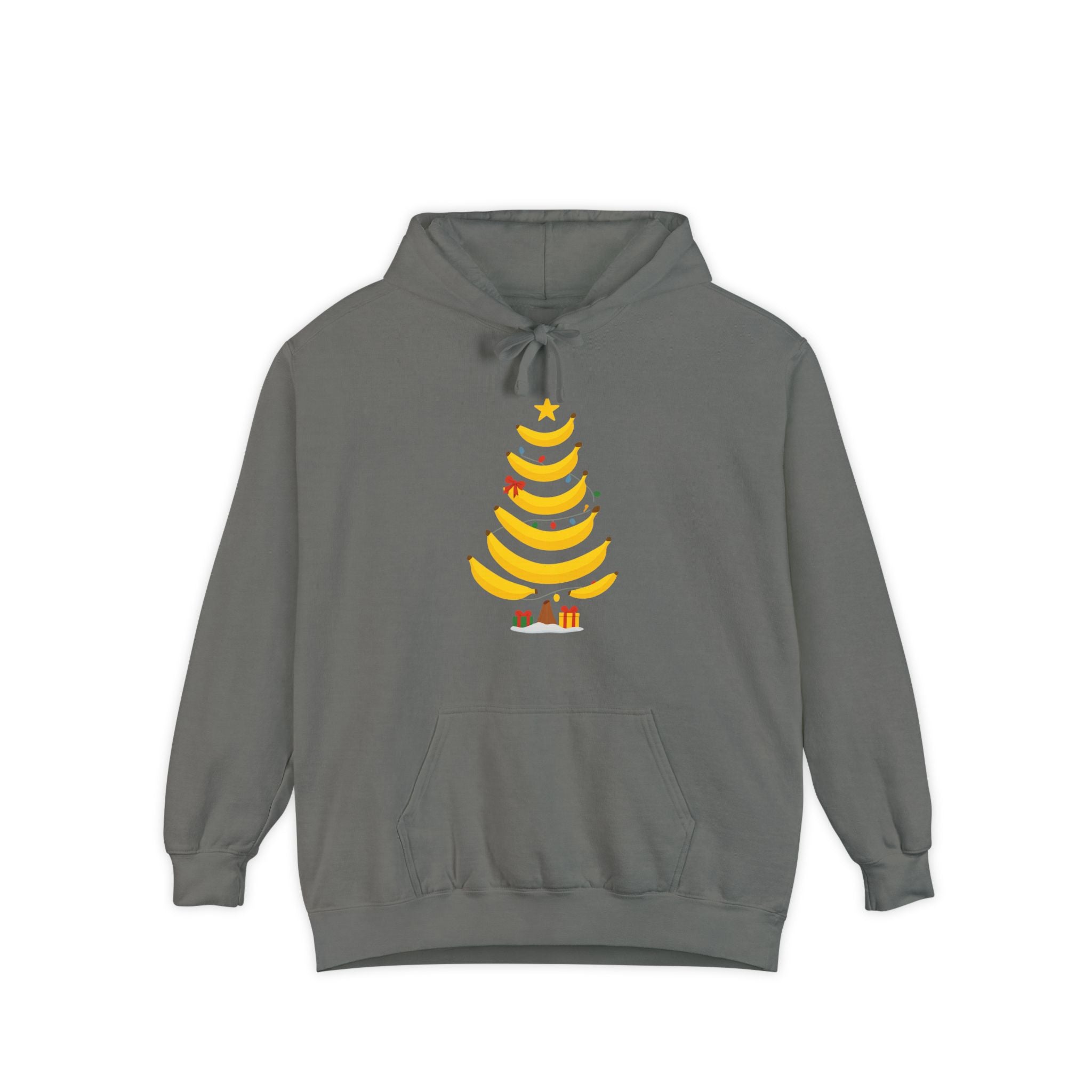 Banana Christmas Tree Hoodie — Novelty Holiday Sweatshirt