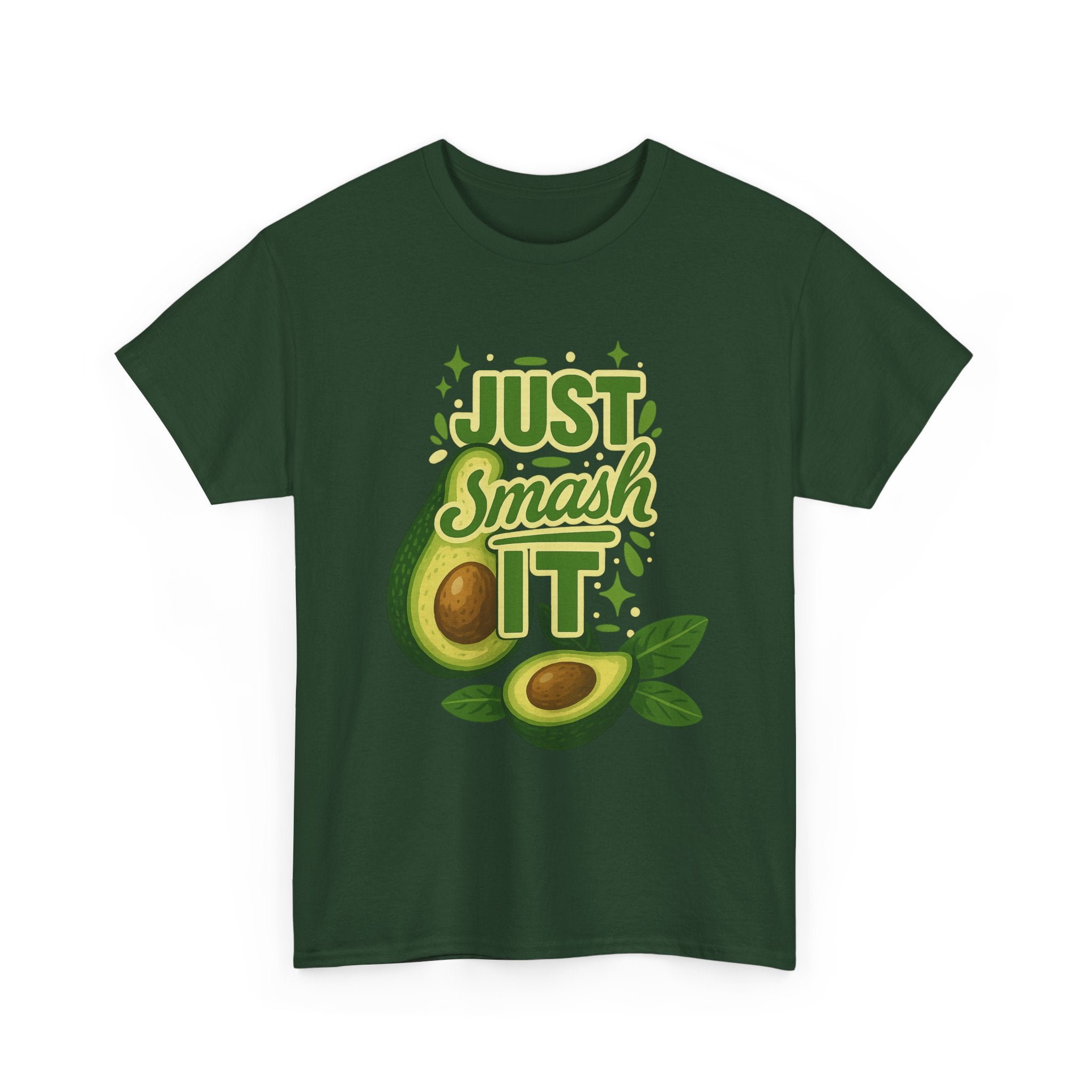 Avocado Lover Tee, Just Smash It T-Shirt, Funny Foodie Tee, Gift for Foodie Friends, Avocado Day Apparel, Casual Everyday Wear