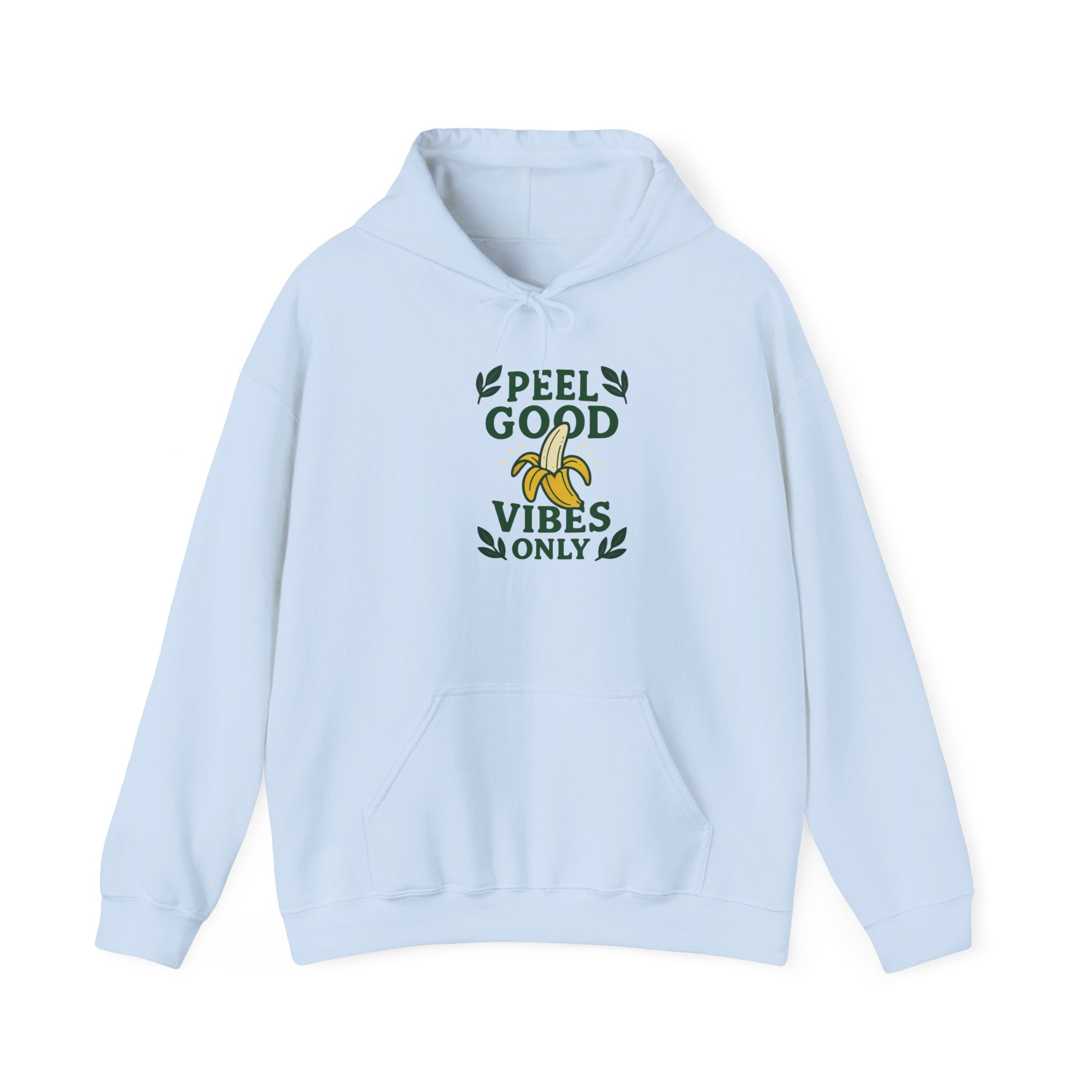 Peel Good Vibes Unisex Hooded Sweatshirt - Fun and Comfy, Perfect for Casual Wear, Gift for Friends, Cozy Relaxation, Banana Lovers