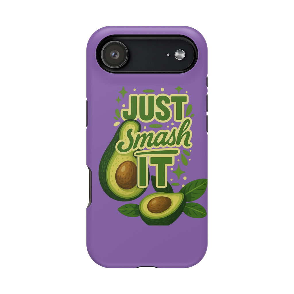 Phone Case — "Just Smash It" Avocado Magnetic Impact-Resistant Case